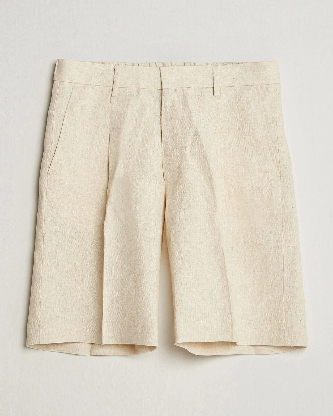 Herre | Shorts | NN07 | Kay Relaxed Fit Linen Drawstring Shorts Oat
