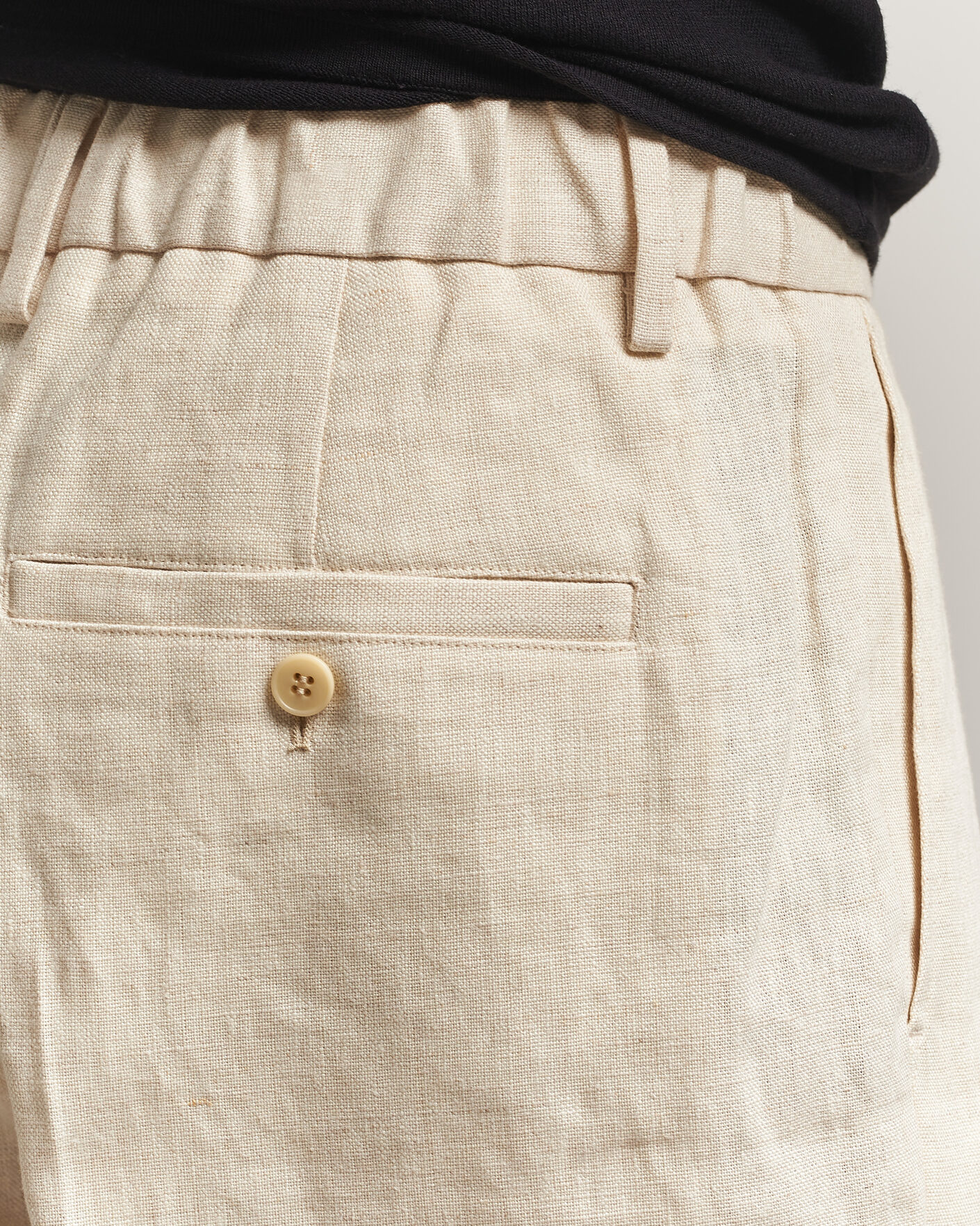 Herre | Shorts | NN07 | Kay Relaxed Fit Linen Drawstring Shorts Oat