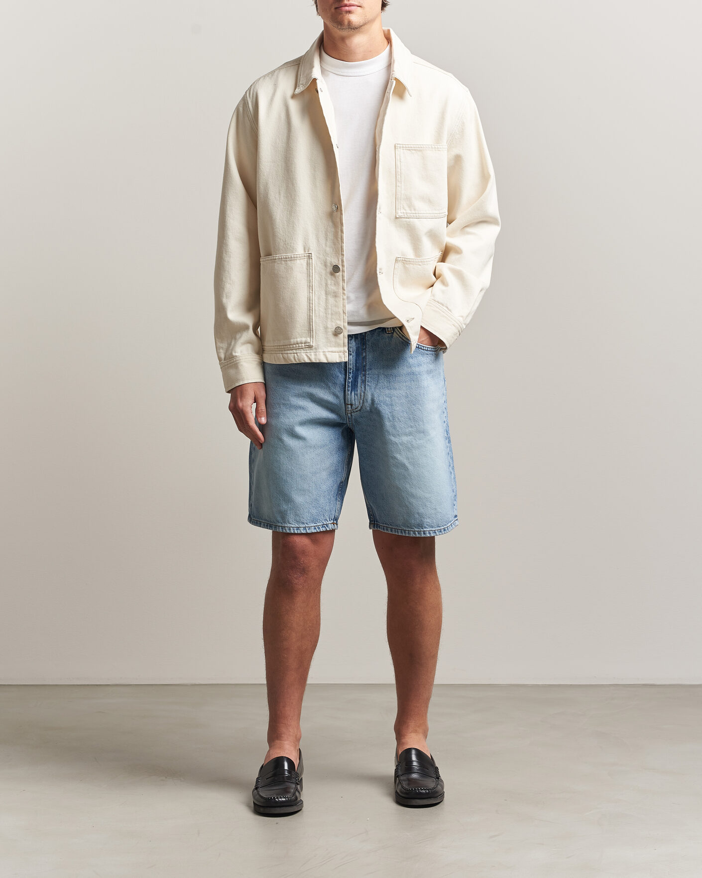 Herre | Shorts | NN07 | Otis Denim Shorts Light Blue Washed
