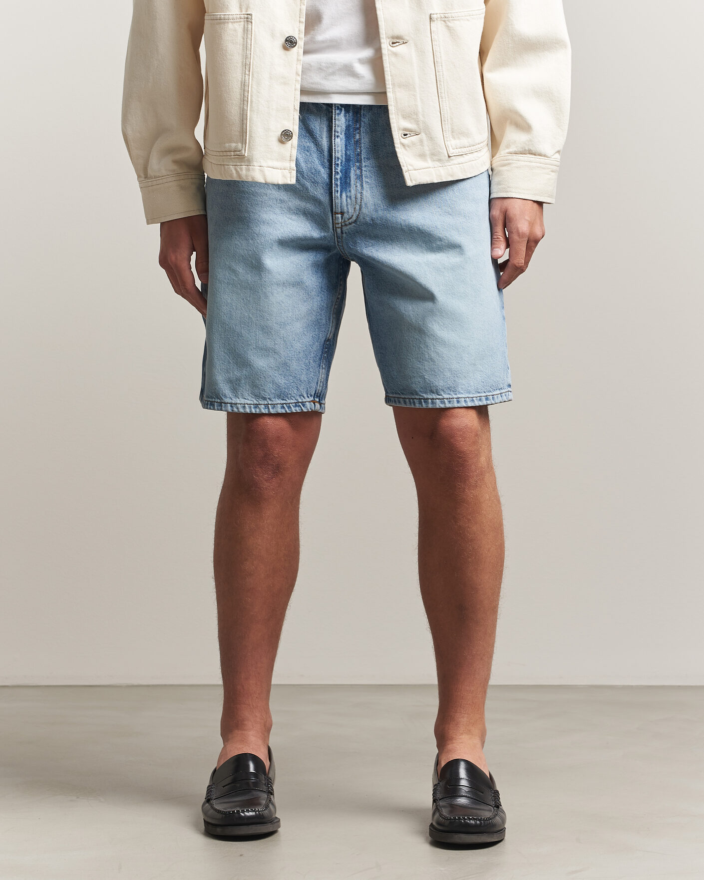 Herre | Shorts | NN07 | Otis Denim Shorts Light Blue Washed