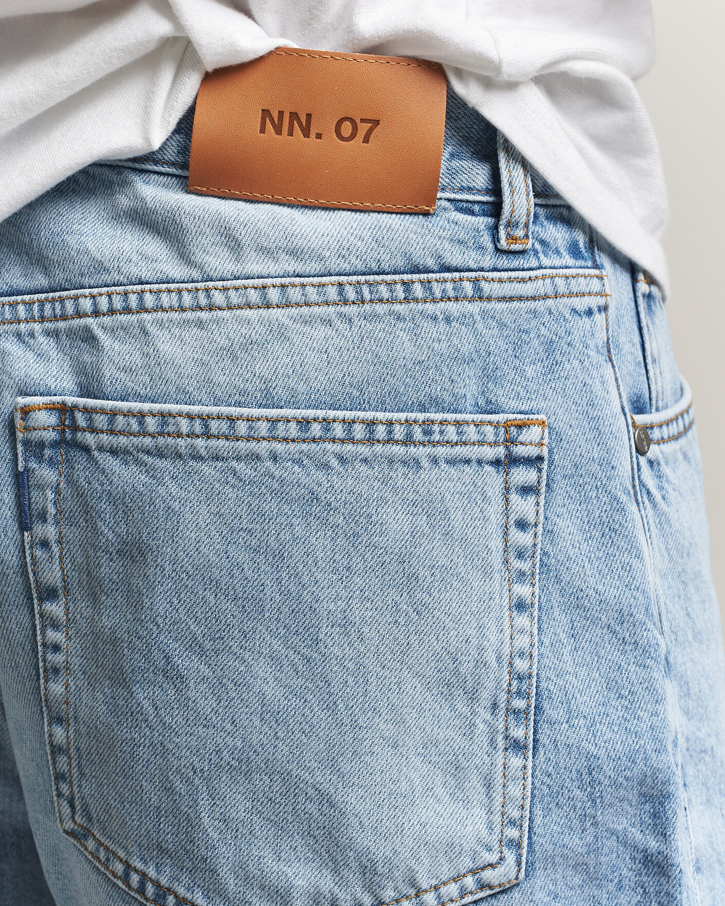 Herre | Shorts | NN07 | Otis Denim Shorts Light Blue Washed