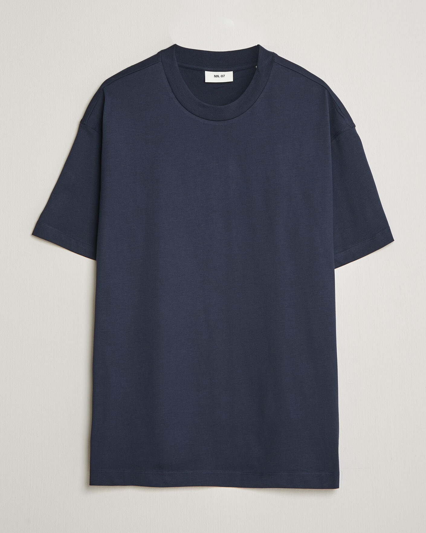 Herre | T-Shirts | NN07 | Lionel Suvin Cotton Crew Neck T-Shirt Navy Blue
