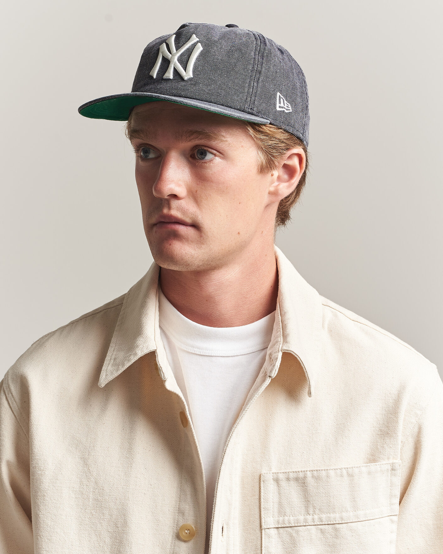 Herre | Hatter og capser | New Era | 9Twenty Washed Cotton Cap Grey New York Yankees