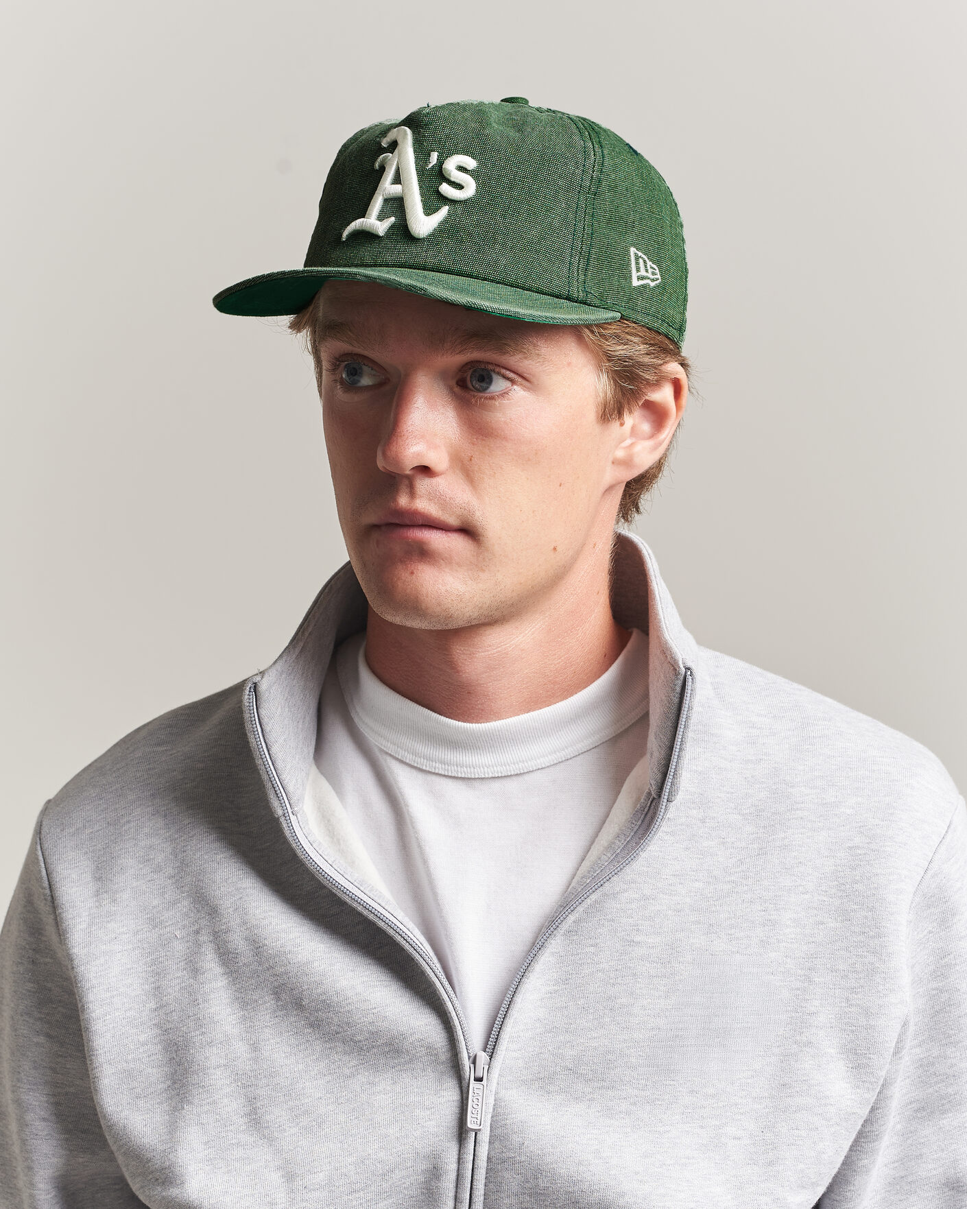 Herre | Hatter og capser | New Era | 9Twenty Washed Cotton Cap Oakland Athletics
