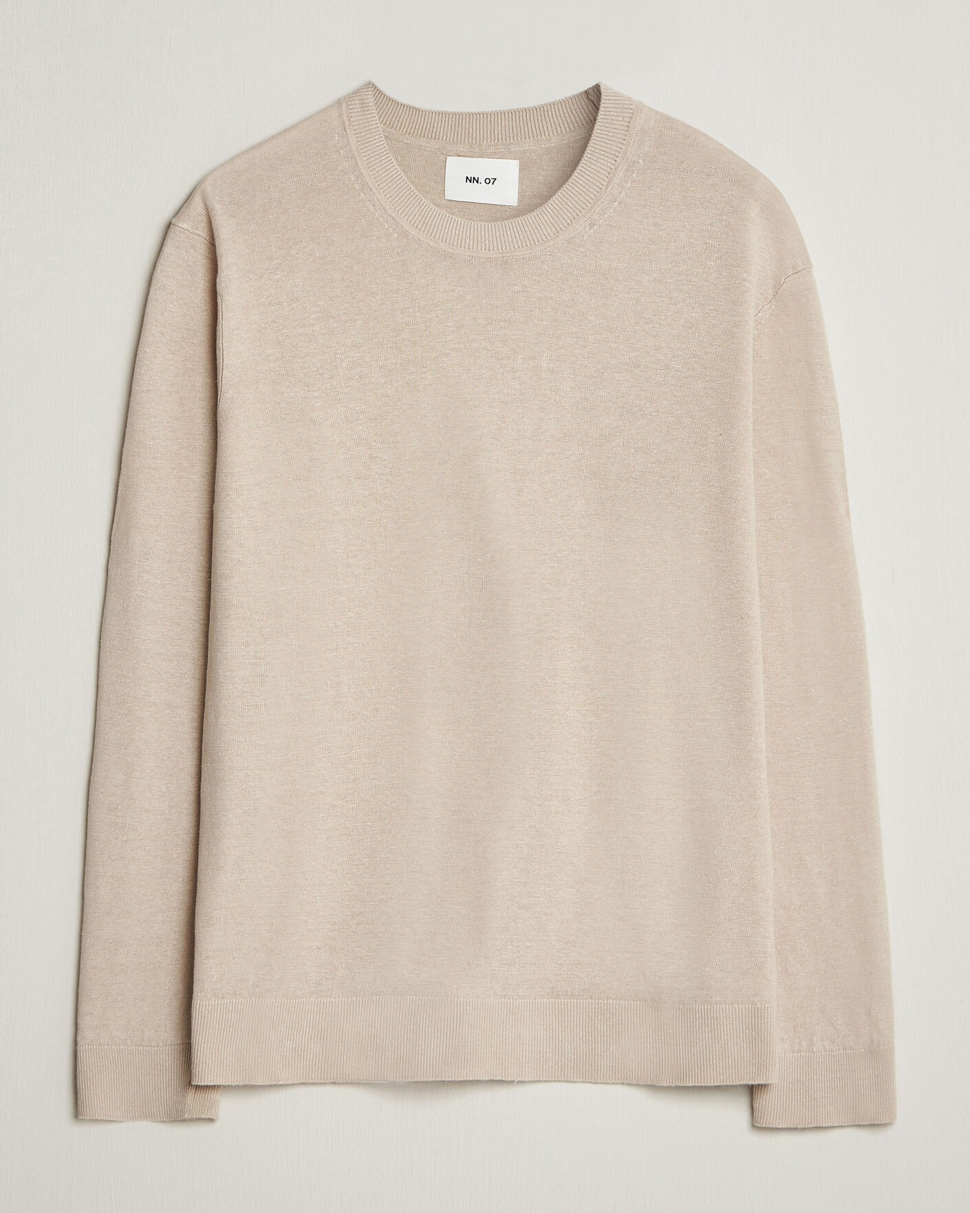 Herre | Gensere | NN07 | Ted Linen Knitted Sweater Oat