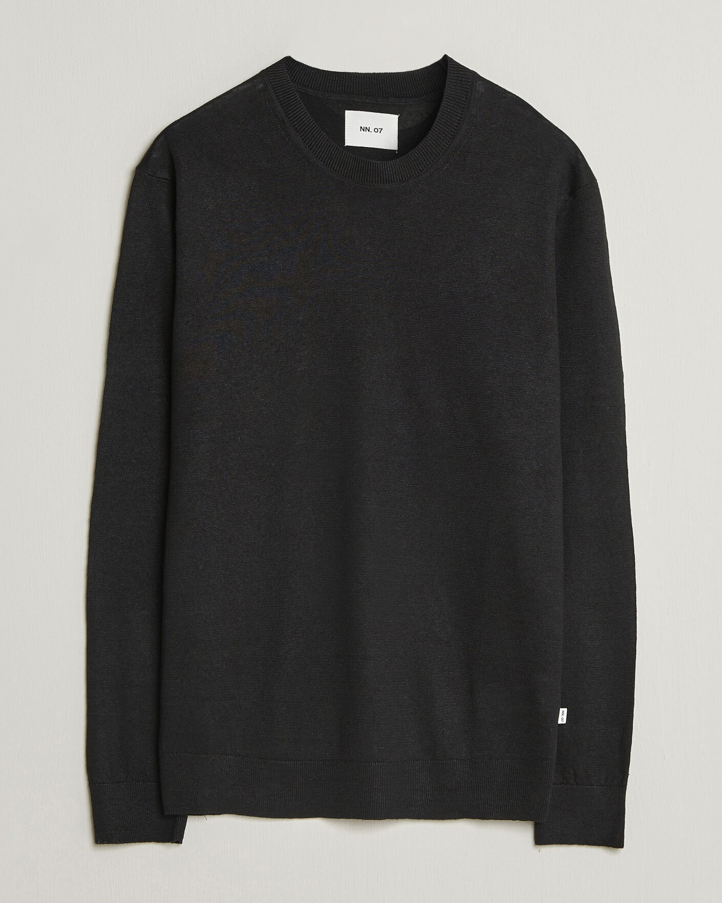 Herre | Gensere | NN07 | Ted Linen Knitted Sweater Black