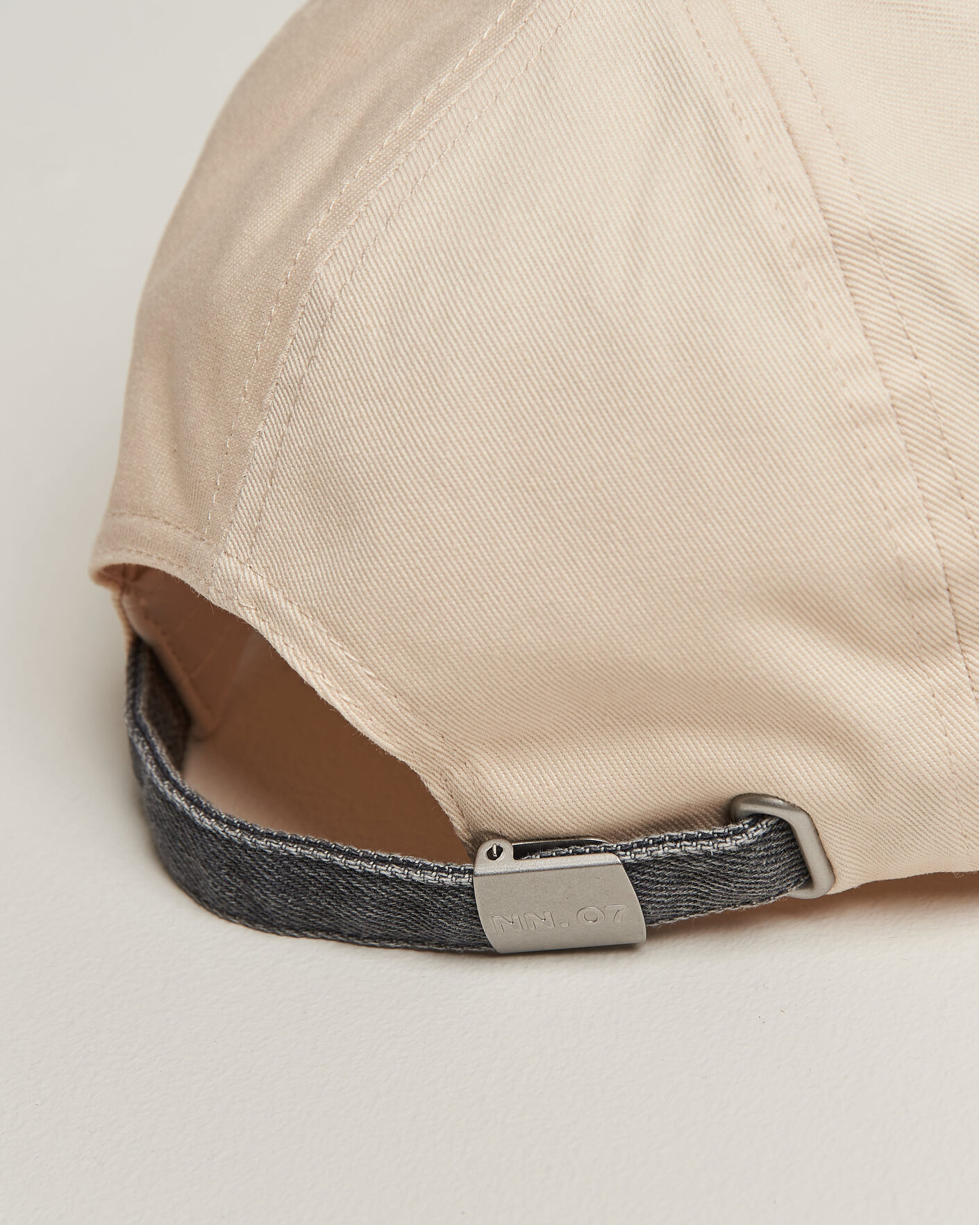 Herre | NN07 Logo Cap Grey Denim | NN07 | Logo Cap Grey Denim