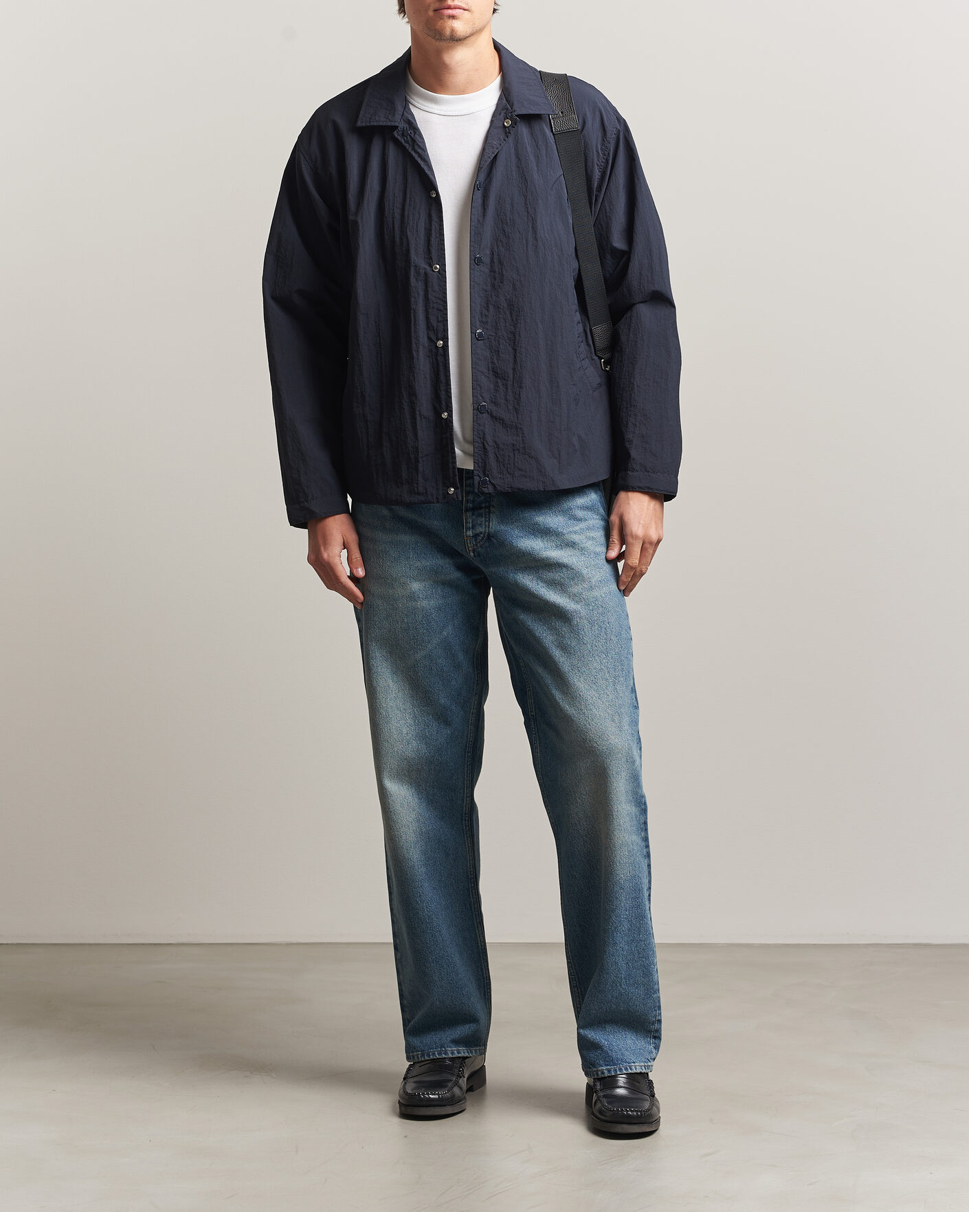 Herre | Jakker | NN07 | Frenton Coach Jacket Deep Navy