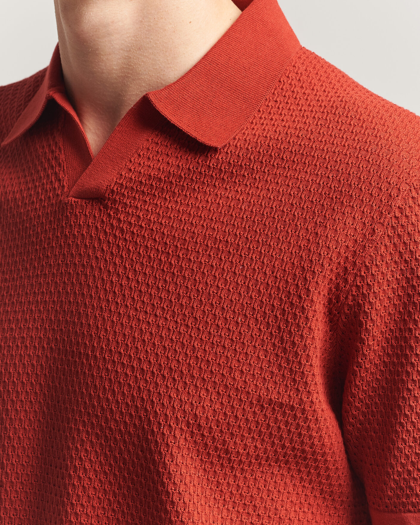 Herre | Pikéer | NN07 | Paul Knitted Polo Sienna Heat