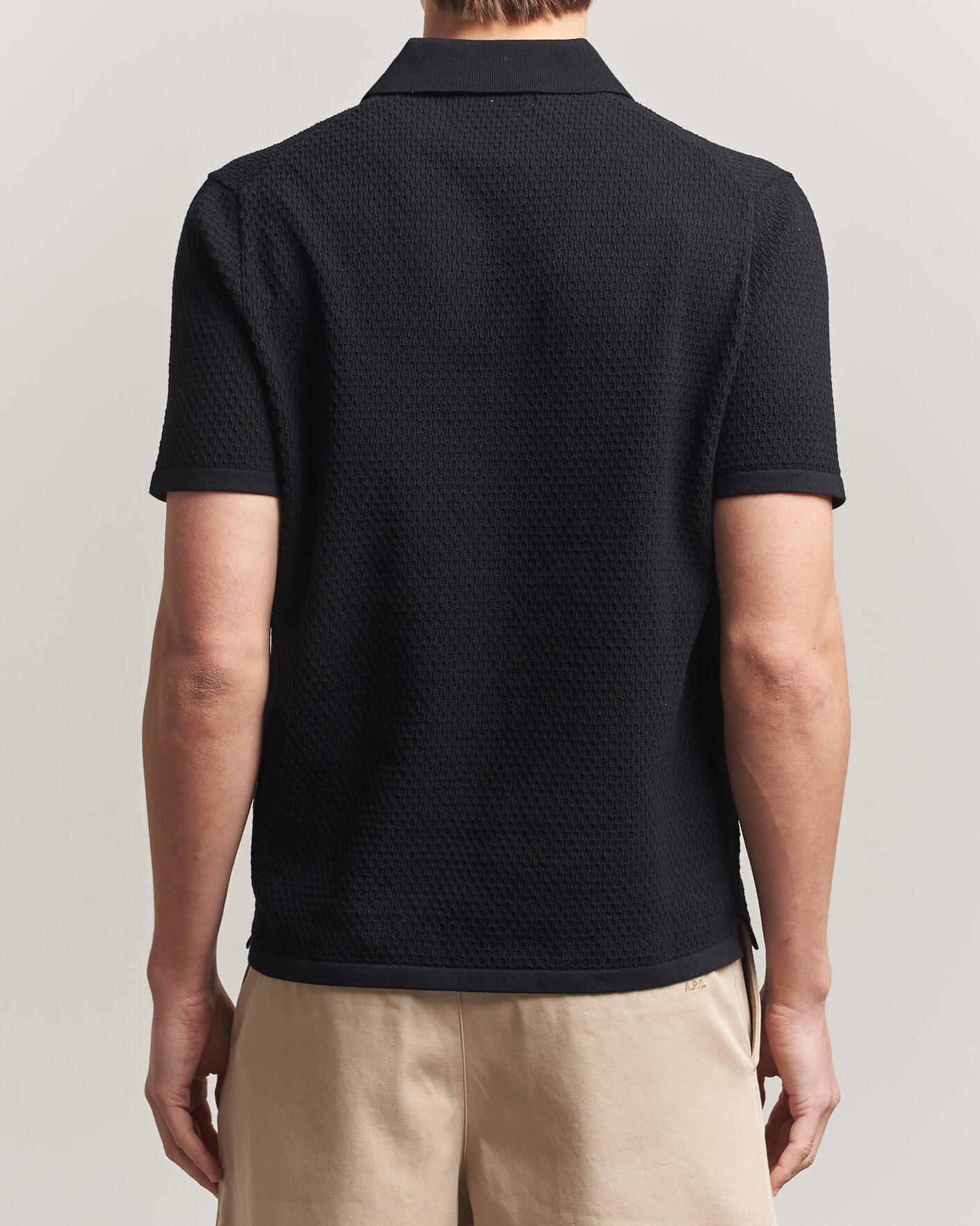 Herre | Pikéer | NN07 | Paul Knitted Polo Black