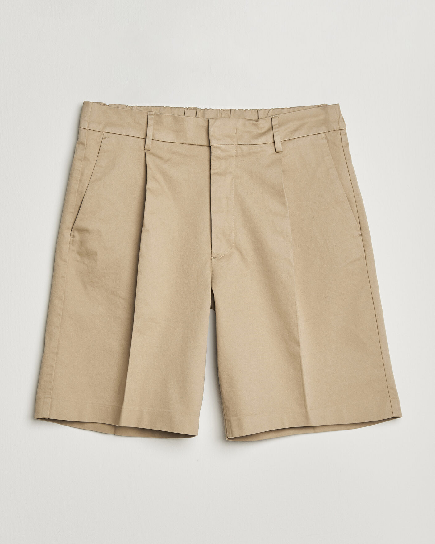 Herre | Shorts | NN07 | Kay Relaxed Fit Cotton Drawstring Shorts Desert Khaki