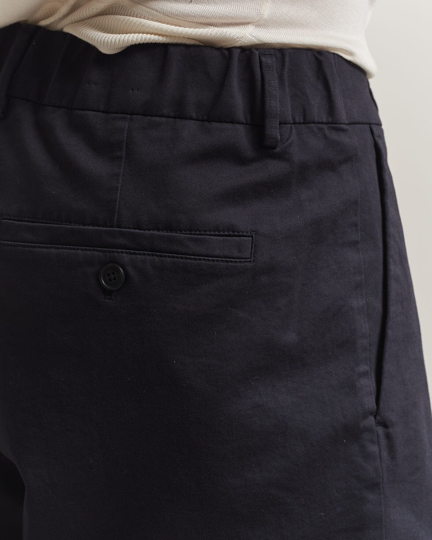 Herre | Shorts | NN07 | Kay Relaxed Fit Cotton Drawstring Shorts Navy Blue