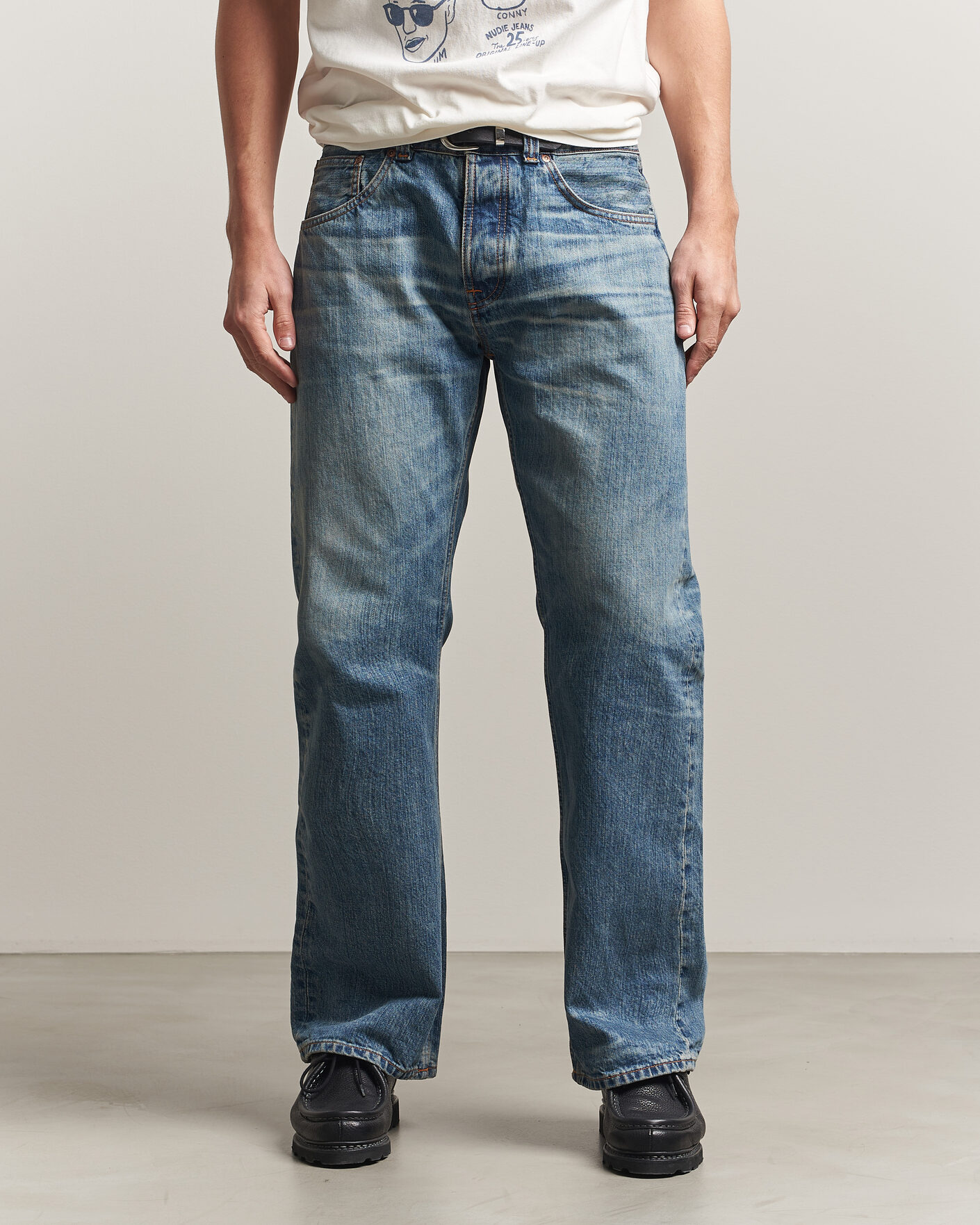 Herre | Jeans | Nudie Jeans | Regular Alf Jeans Silver Tracks
