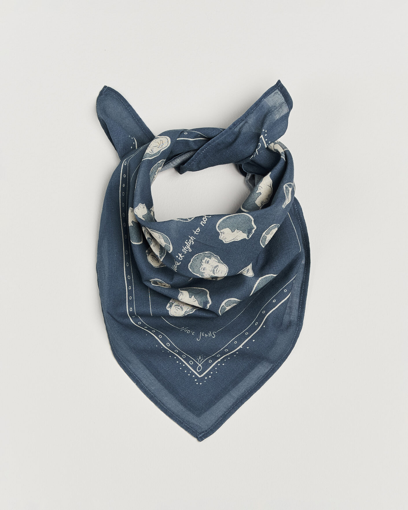 Herre | Scarves | Nudie Jeans | Ingrid OG Line-Up Bandana Blue