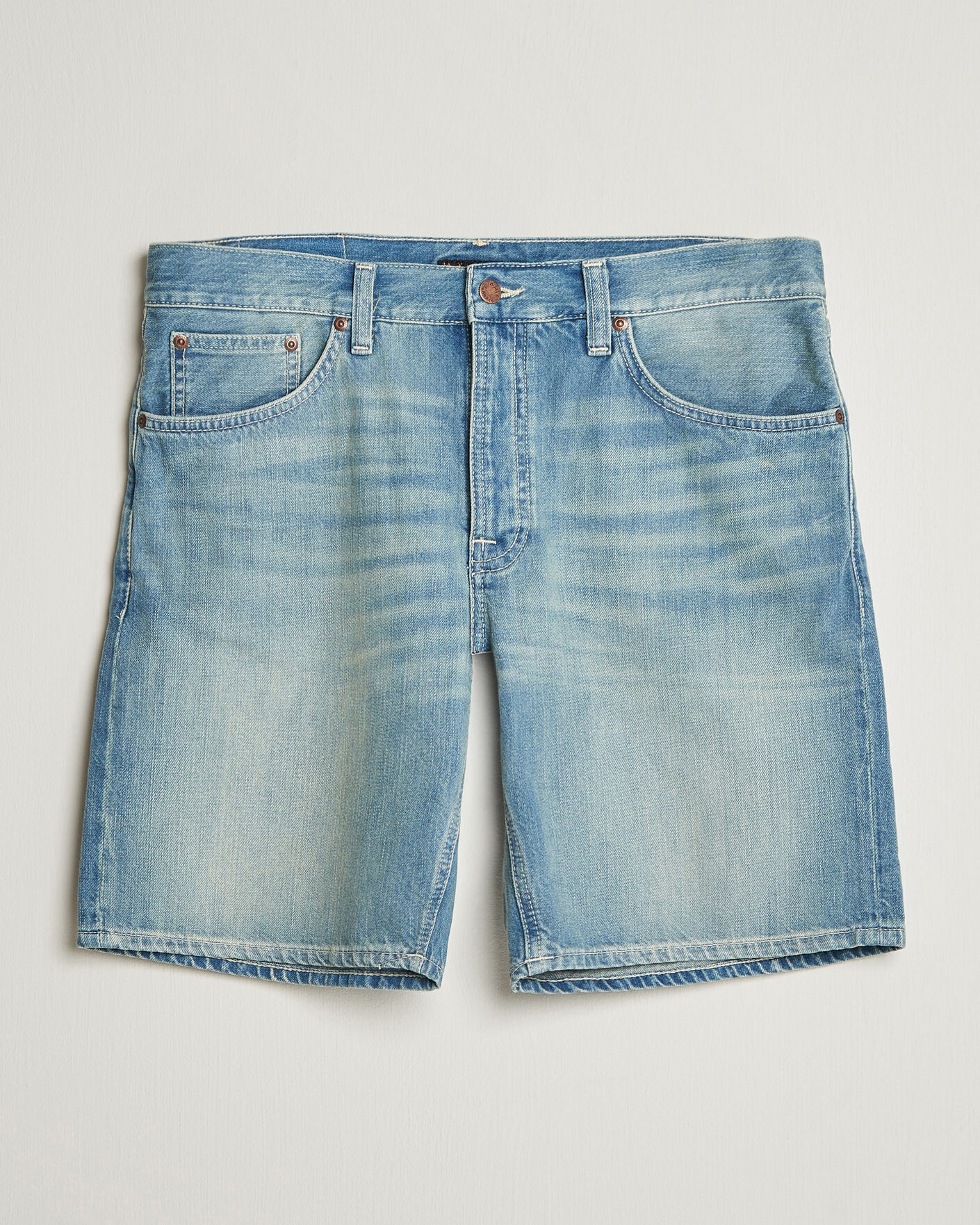 Herre | Shorts | Nudie Jeans | Seth Denim Shorts Drift Wood Light Blue