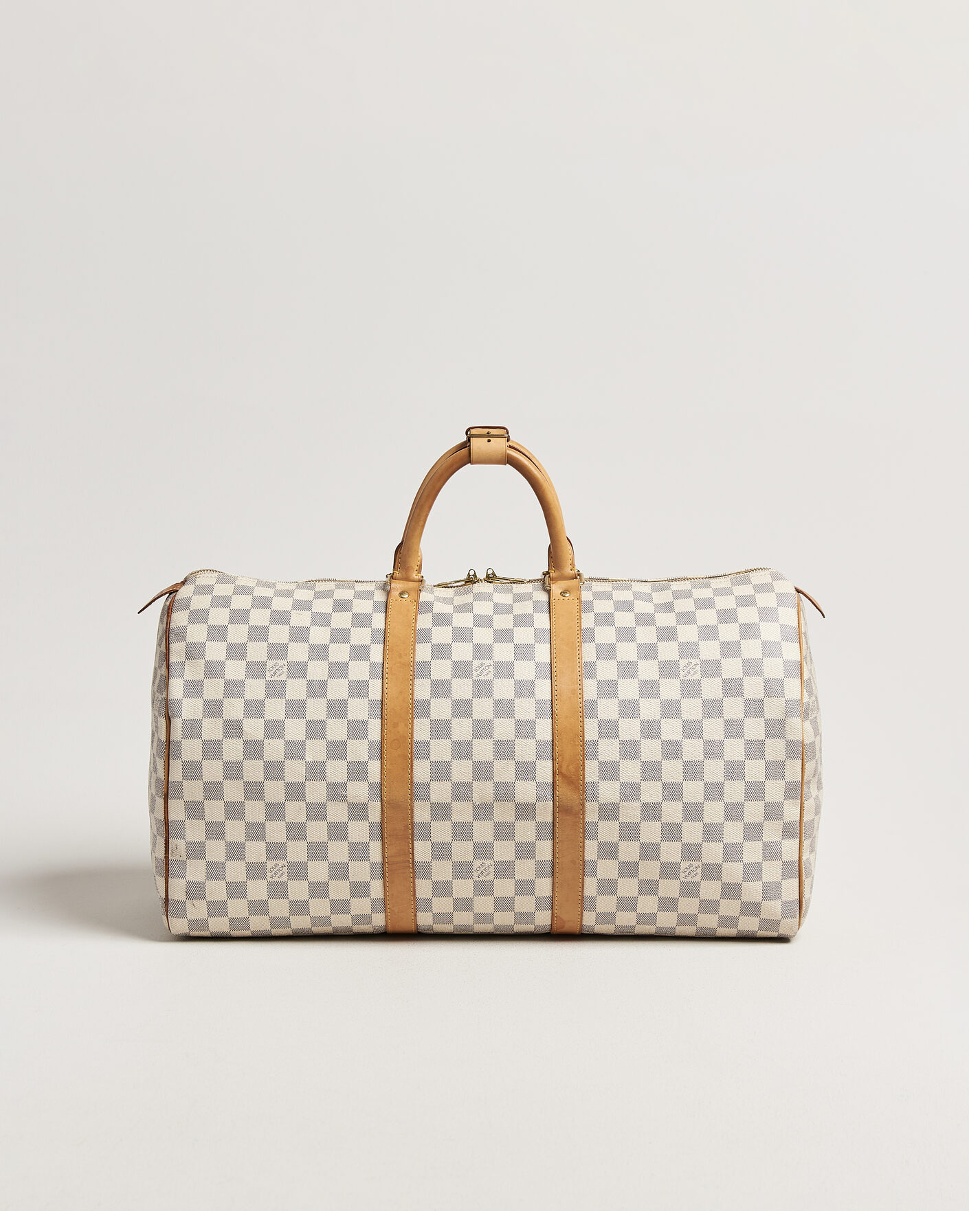 Herre | Pre-Owned & Vintage Bags | Louis Vuitton Pre-Owned | Keepall 50 Damier Azur