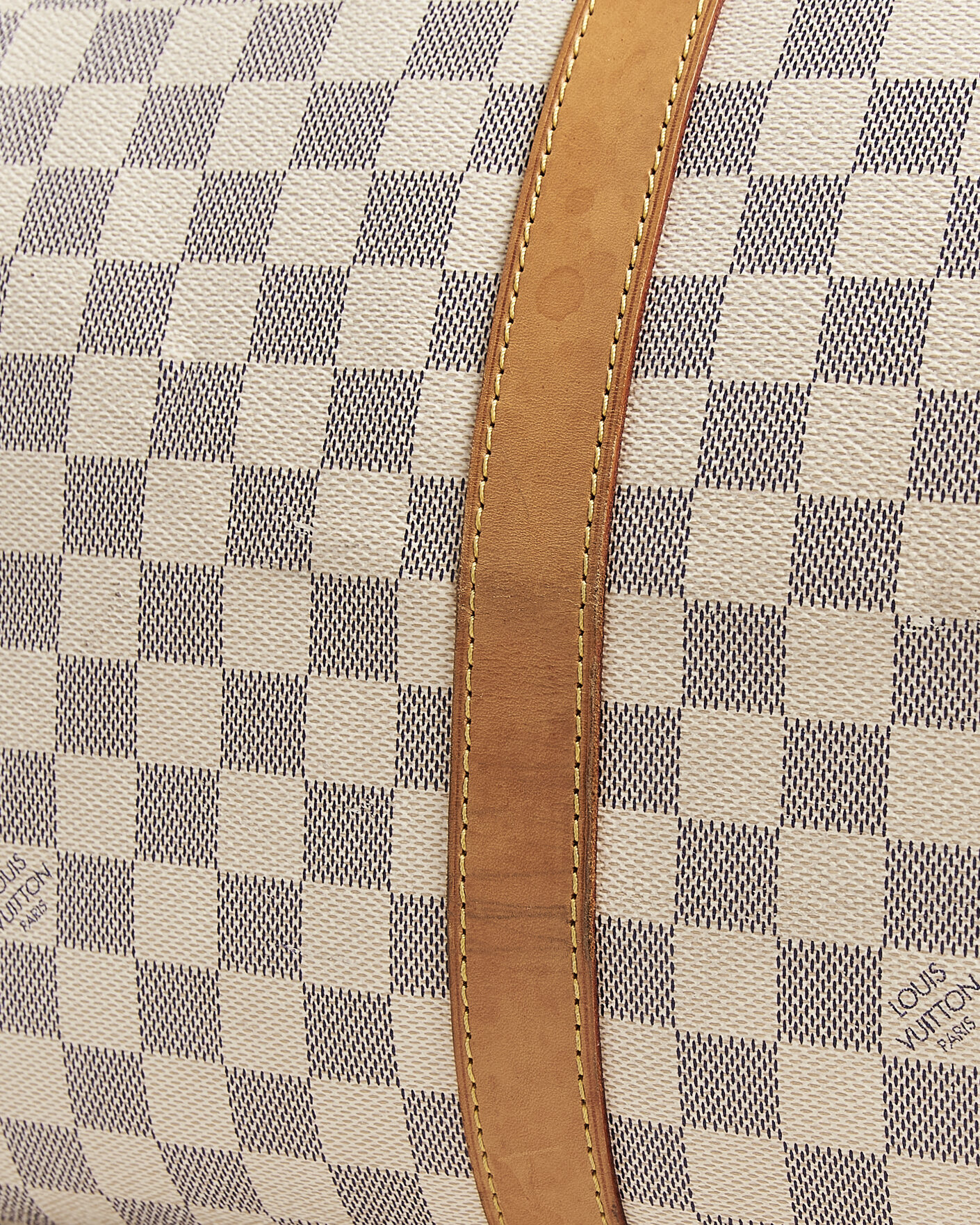 Herre | Pre-Owned & Vintage Bags | Louis Vuitton Pre-Owned | Keepall 50 Damier Azur