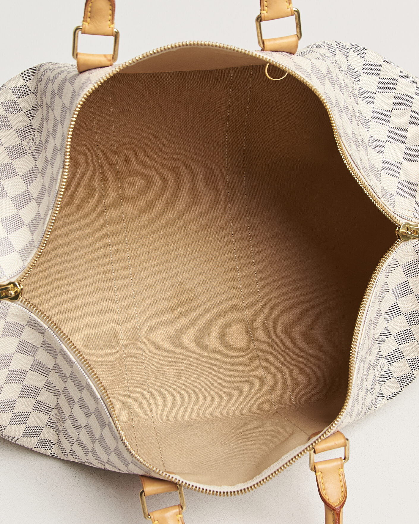 Herre | Pre-Owned & Vintage Bags | Louis Vuitton Pre-Owned | Keepall 50 Damier Azur