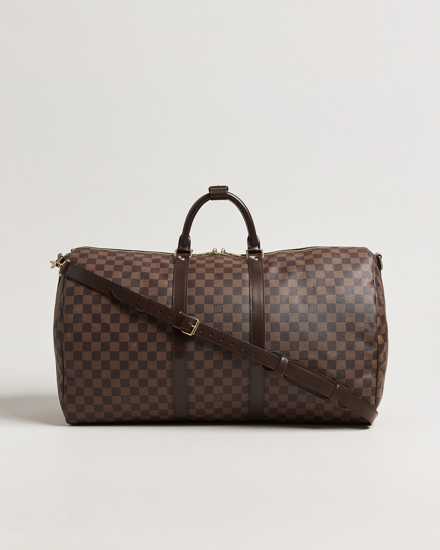 Herre | Pre-Owned & Vintage Bags | Louis Vuitton Pre-Owned | Keepall 55 Bandouliére Damier Ebene