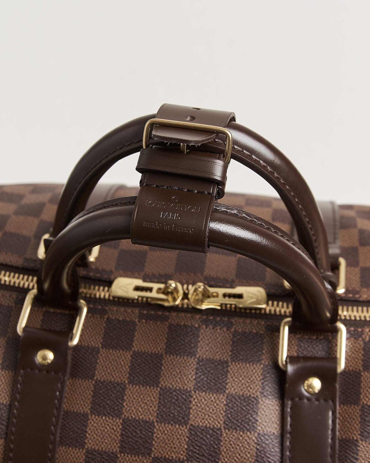 Herre | Pre-Owned & Vintage Bags | Louis Vuitton Pre-Owned | Keepall 55 Bandouliére Damier Ebene