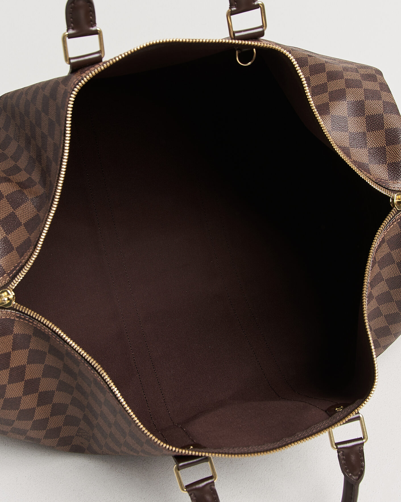 Herre | Pre-Owned & Vintage Bags | Louis Vuitton Pre-Owned | Keepall 55 Bandouliére Damier Ebene