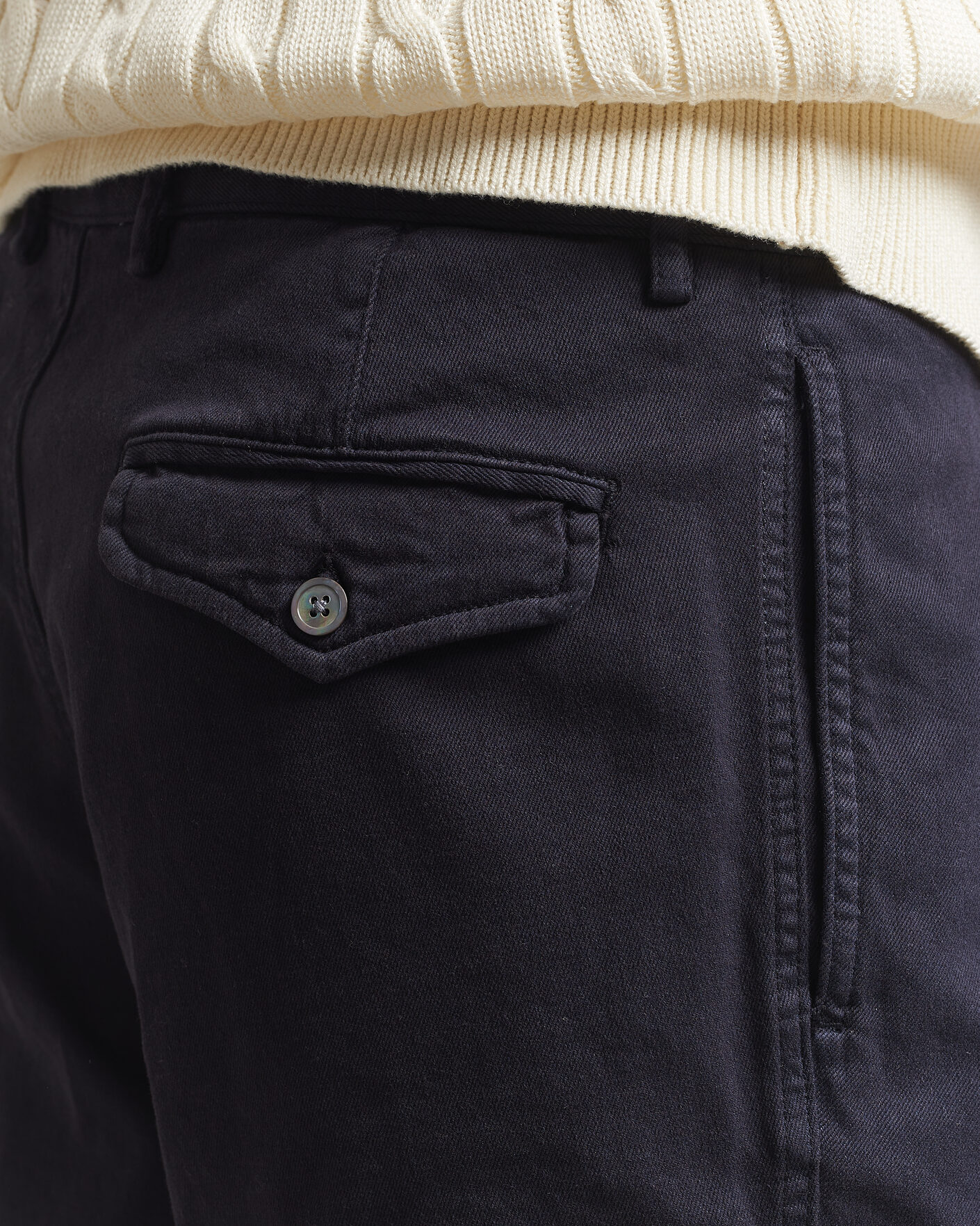 Herre | Shorts | Oscar Jacobson | Tanker Pleat Shorts Navy