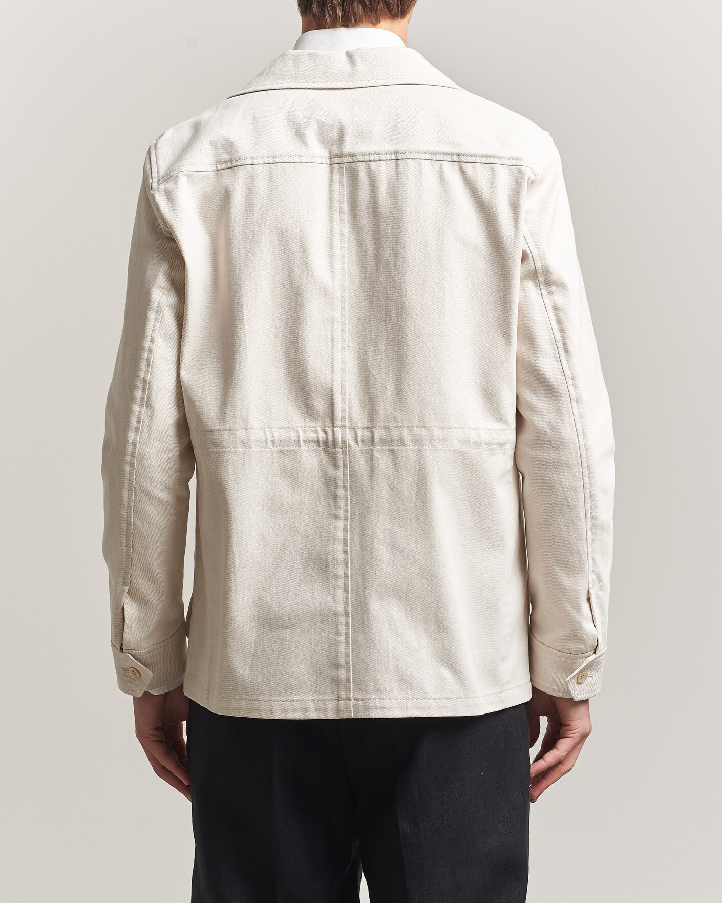 Herre | Jakker | Oscar Jacobson | Sirolo Shirt Jacket Off White