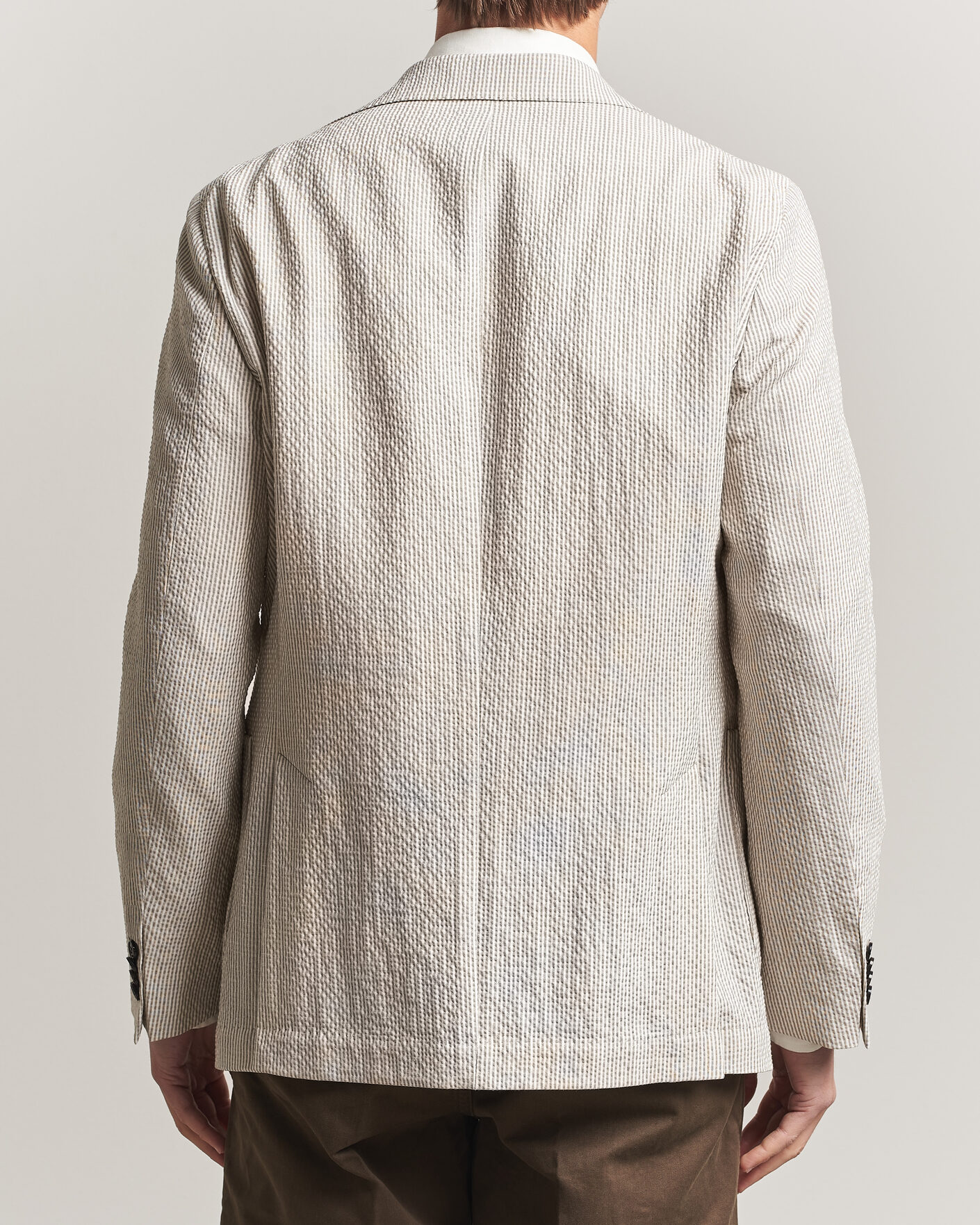 Herre | Dressjakker | Oscar Jacobson | Ferry Patch Soft Blazer Brindle Beige