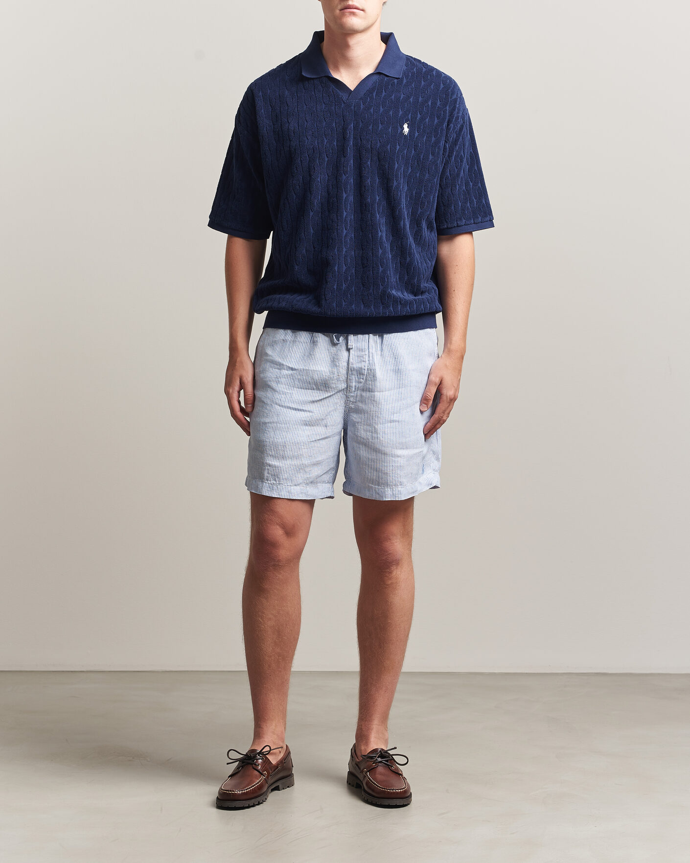 Herre | Pikéer | Polo Ralph Lauren | Knit Polo Newport Navy