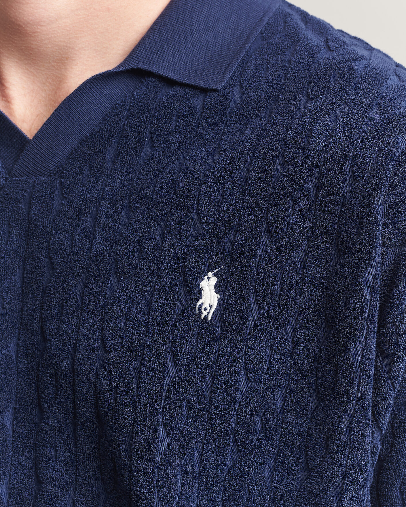 Herre | Pikéer | Polo Ralph Lauren | Knit Polo Newport Navy