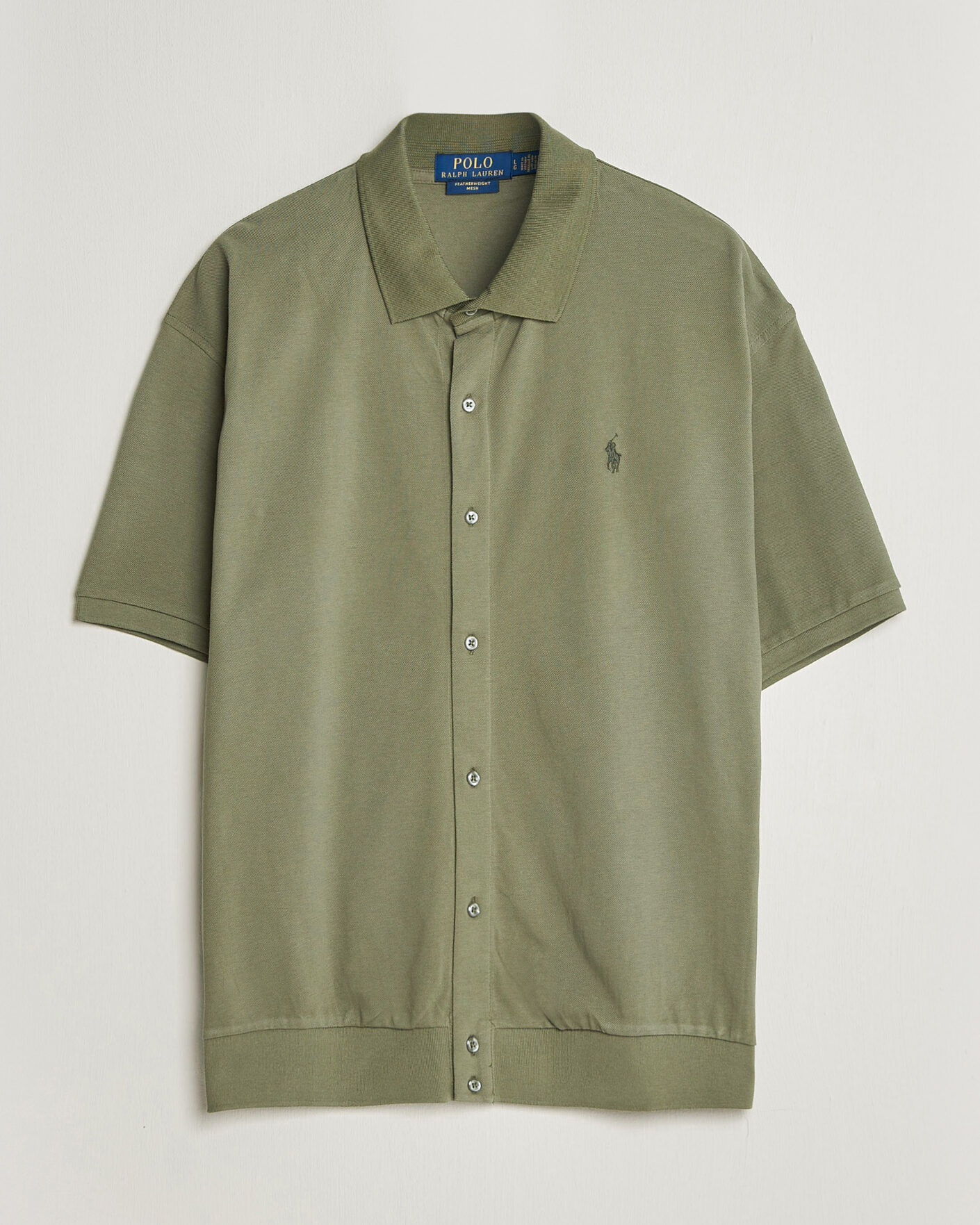 Herre | Pikéer | Polo Ralph Lauren | Buttoned Polo Cruise Olive