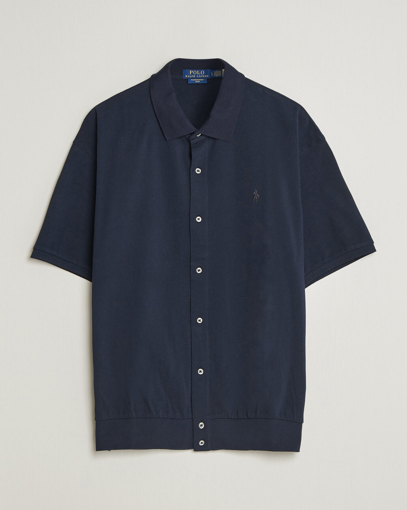 Herre | Pikéer | Polo Ralph Lauren | Buttoned Polo Aviator Navy