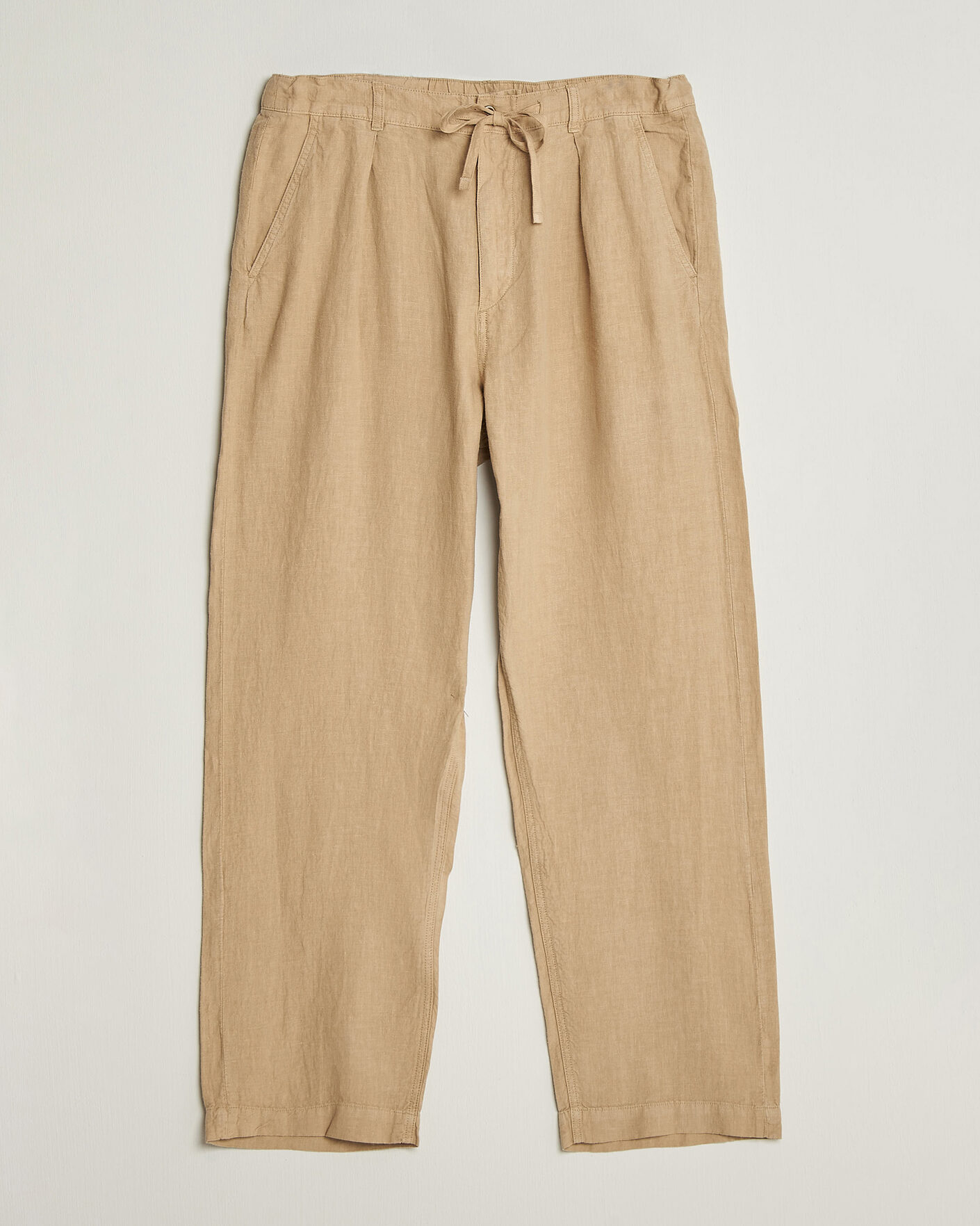 Herre | Bukser | Polo Ralph Lauren | Easy Fit Pleated Trousers Coastal Beige