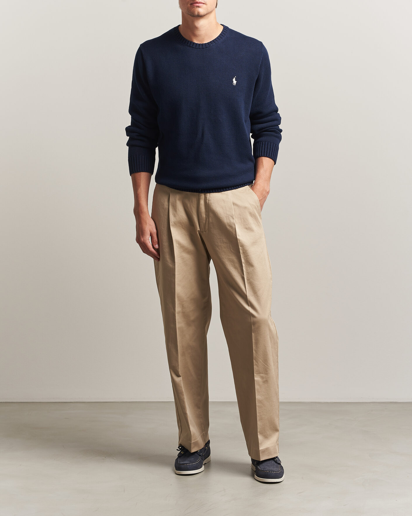 Herre | Gensere | Polo Ralph Lauren | Cotton Crew Neck Pullover Hunter Navy