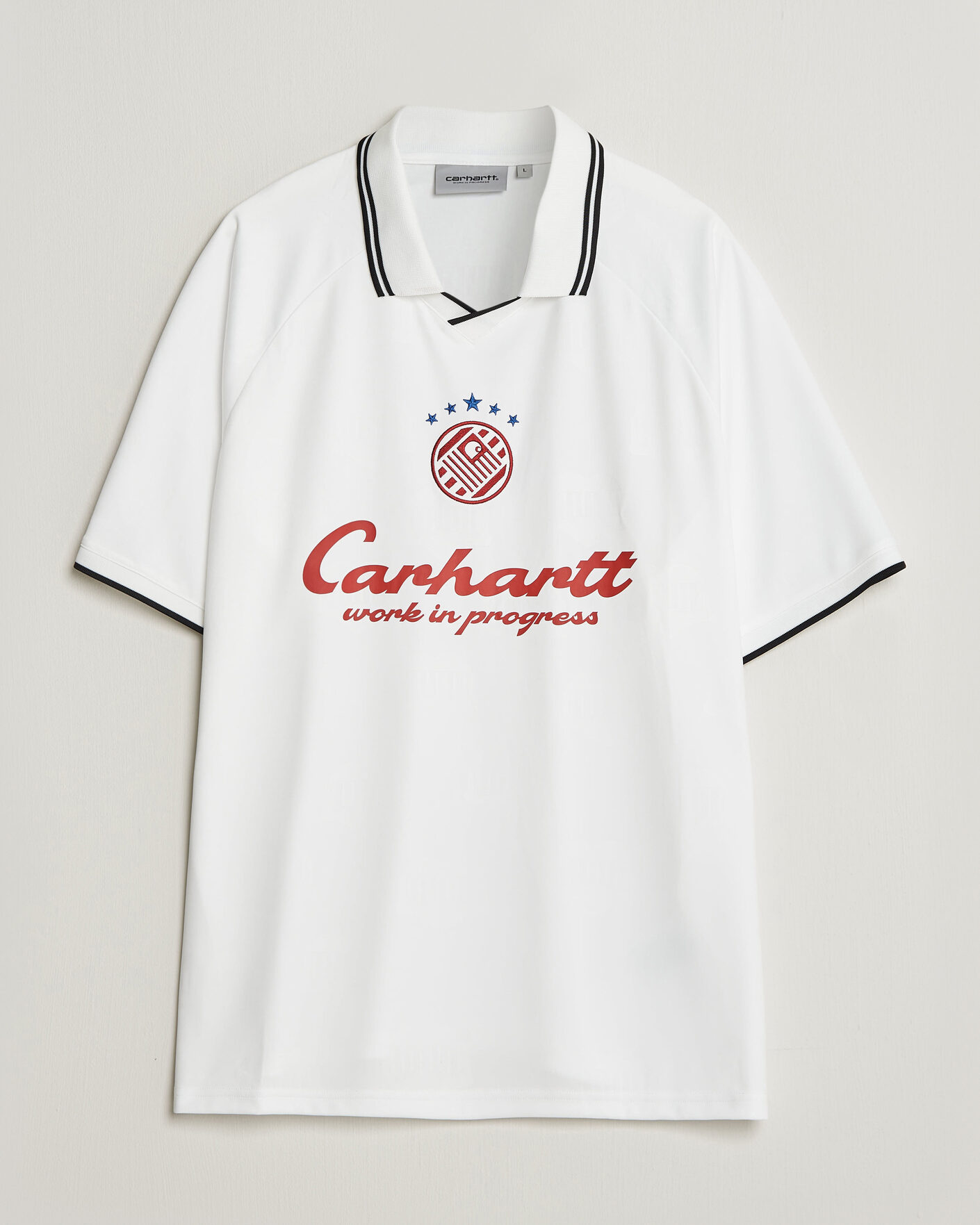Herre | T-Shirts | Carhartt WIP | Terrace Football T-Shirt White