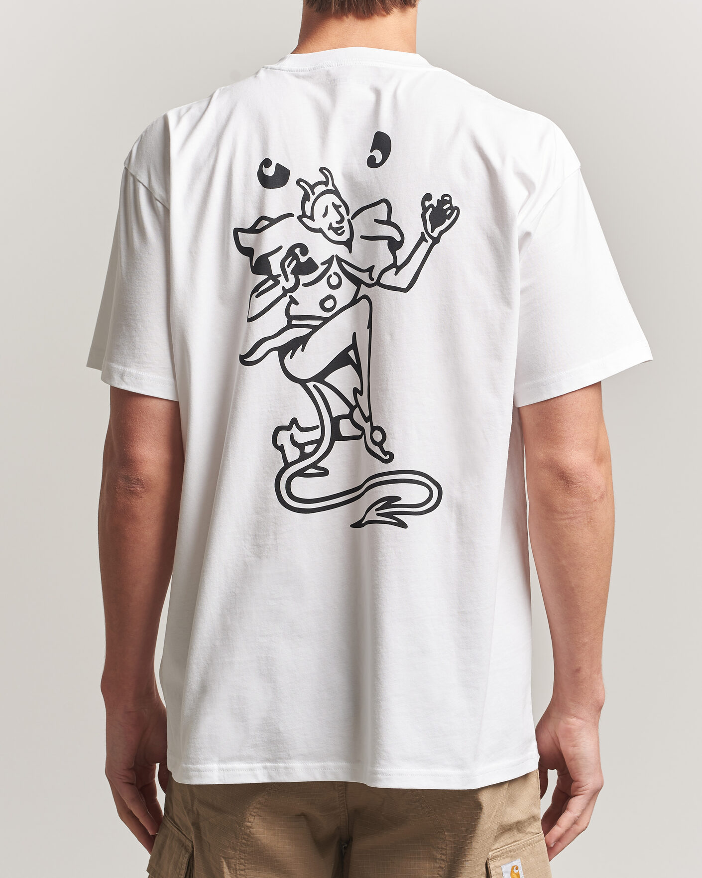 Herre | T-Shirts | Carhartt WIP | Playing Cards T-Shirt White
