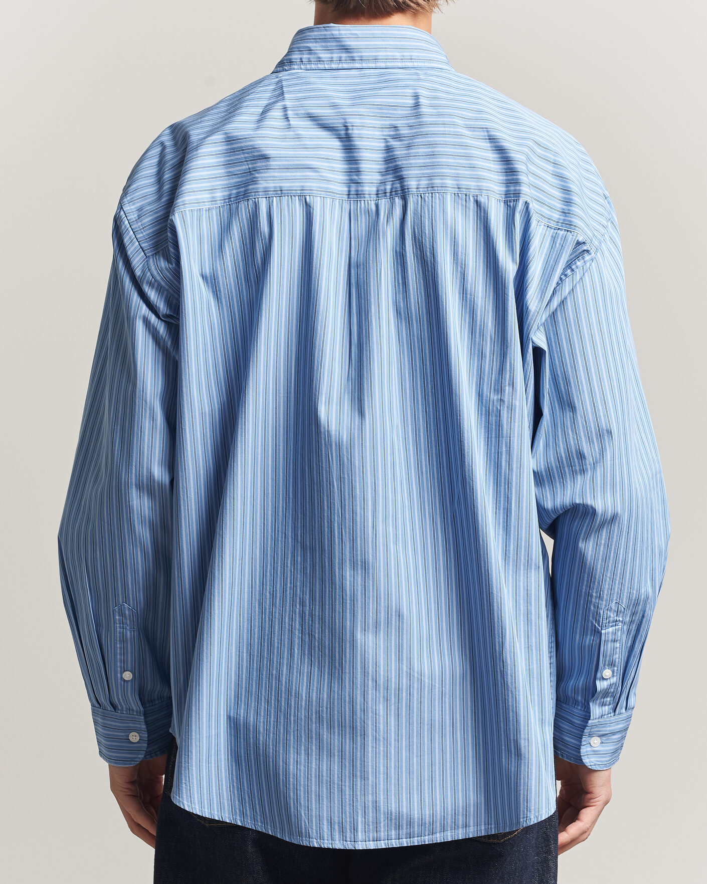Herre | Skjorter | Carhartt WIP | Keen Striped Cotton Poplin Shirt Curacao