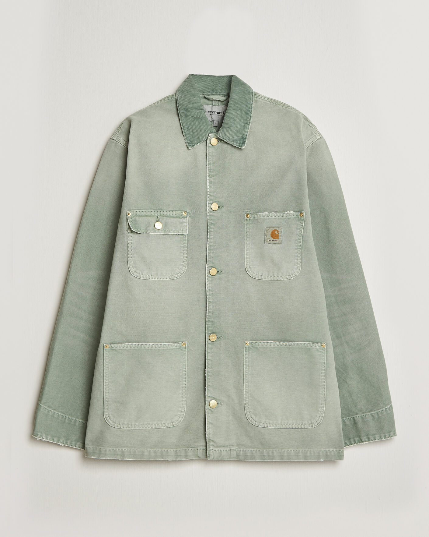 Herre | Jakker | Carhartt WIP | OG Dearborn Canvas Chore Coat Shady Green
