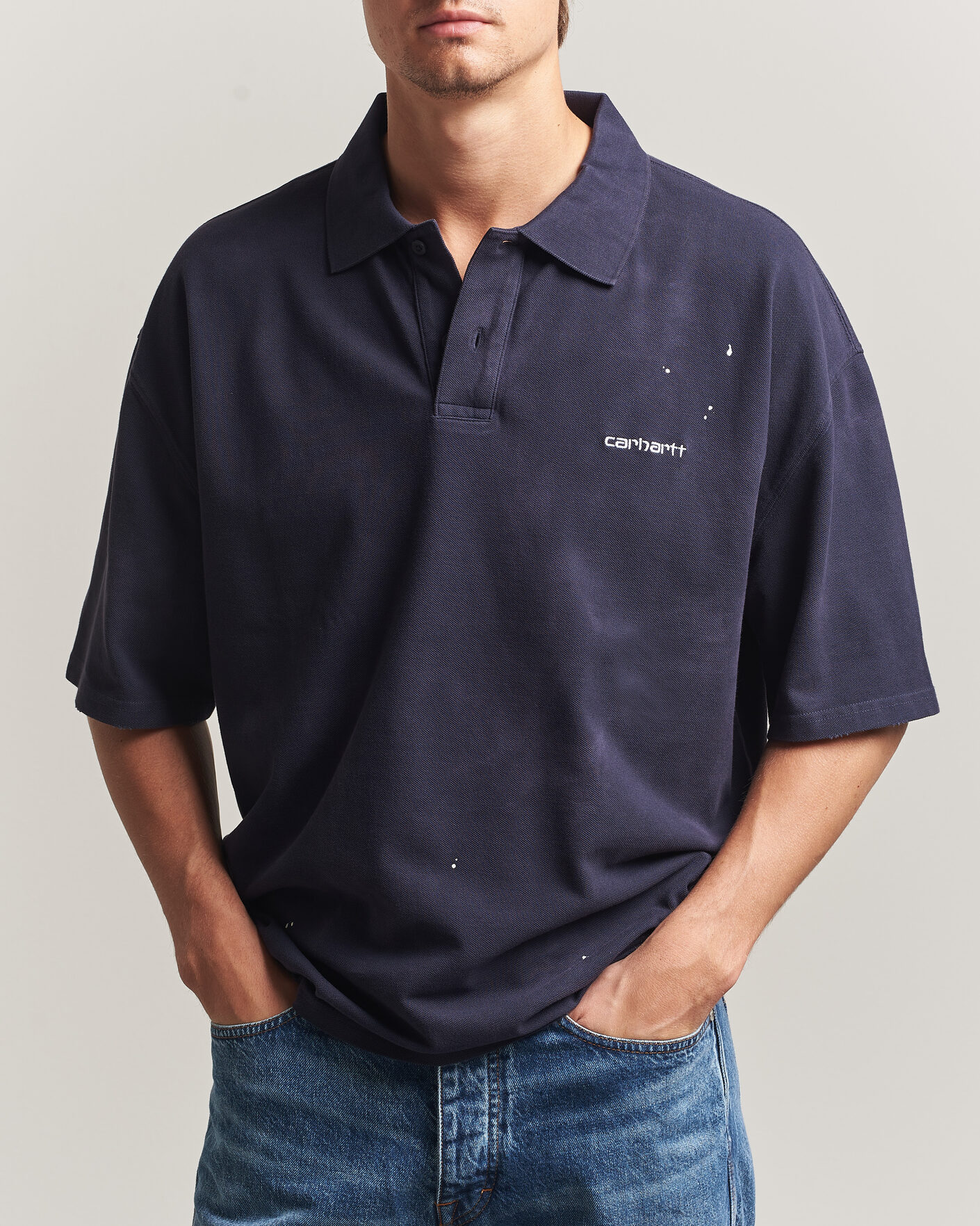Herre | Pikéer | Carhartt WIP | Painter Polo Dark Navy
