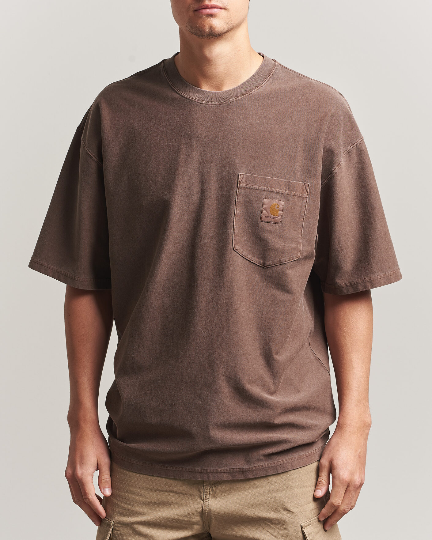 Herre | T-Shirts | Carhartt WIP | Loose Pocket T-Shirt Tobacco