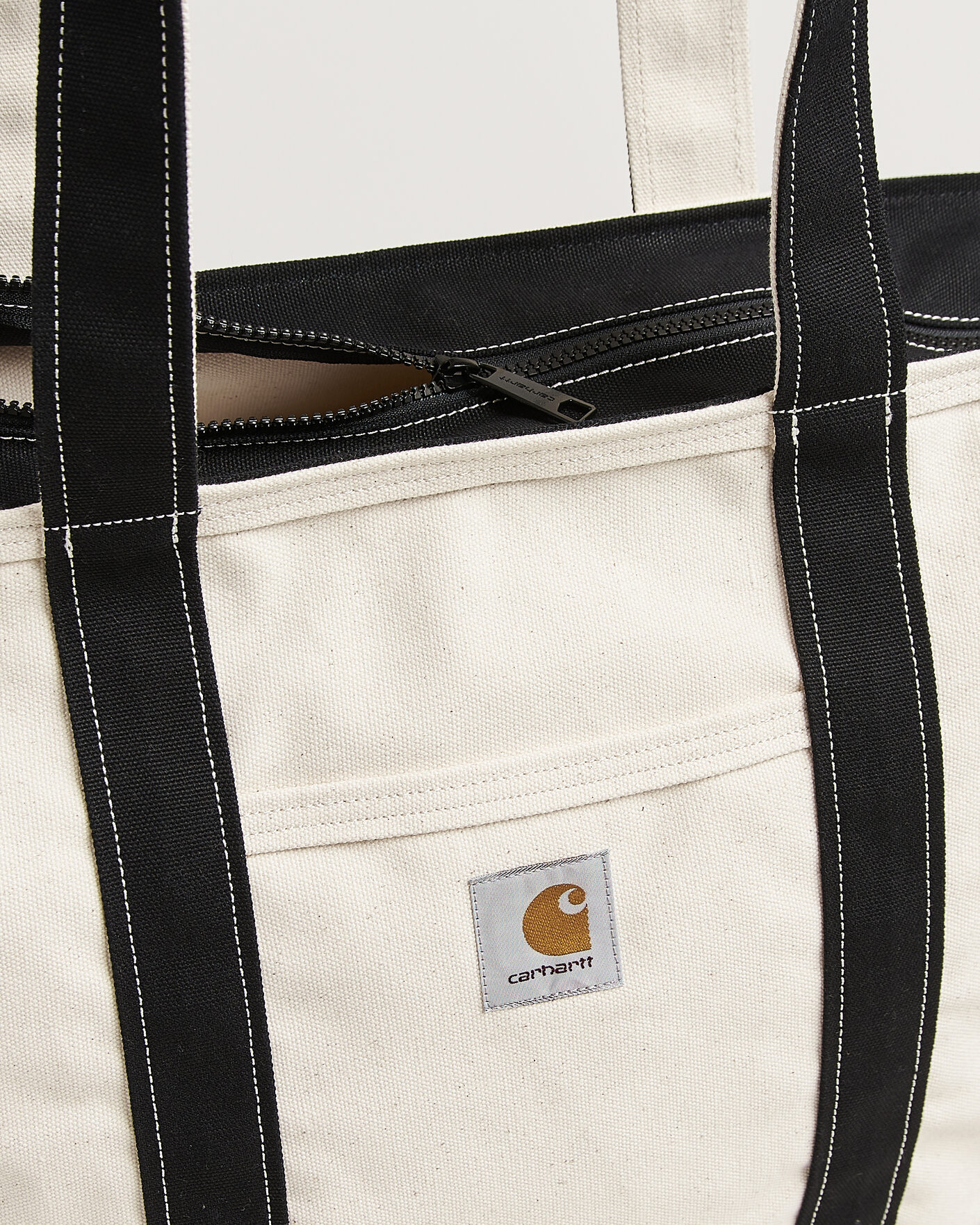 Herre | Vesker | Carhartt WIP | Canvas Beach Tote Natural/Black