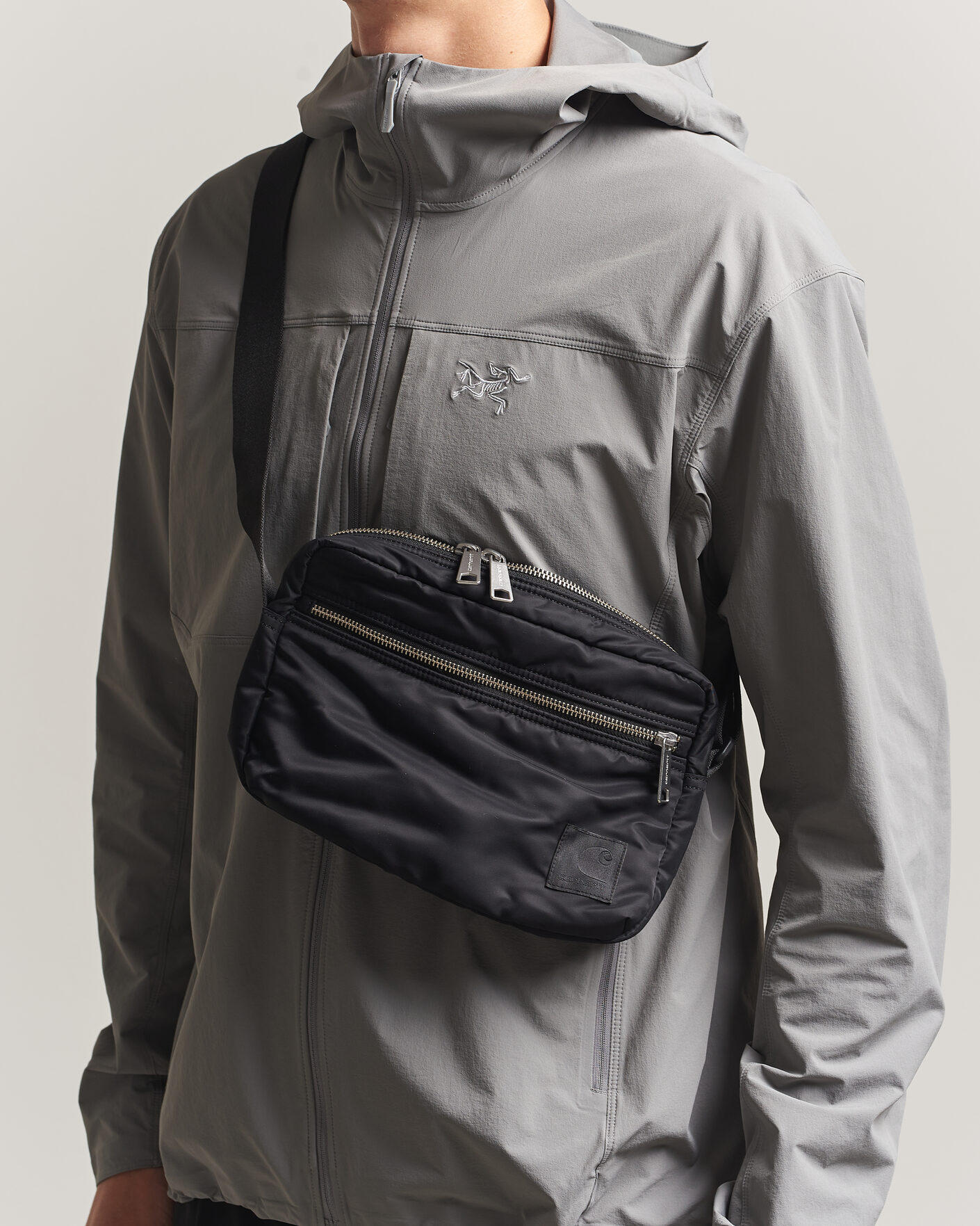 Herre | Vesker | Carhartt WIP | Otis Nylon Shoulder Bag Black
