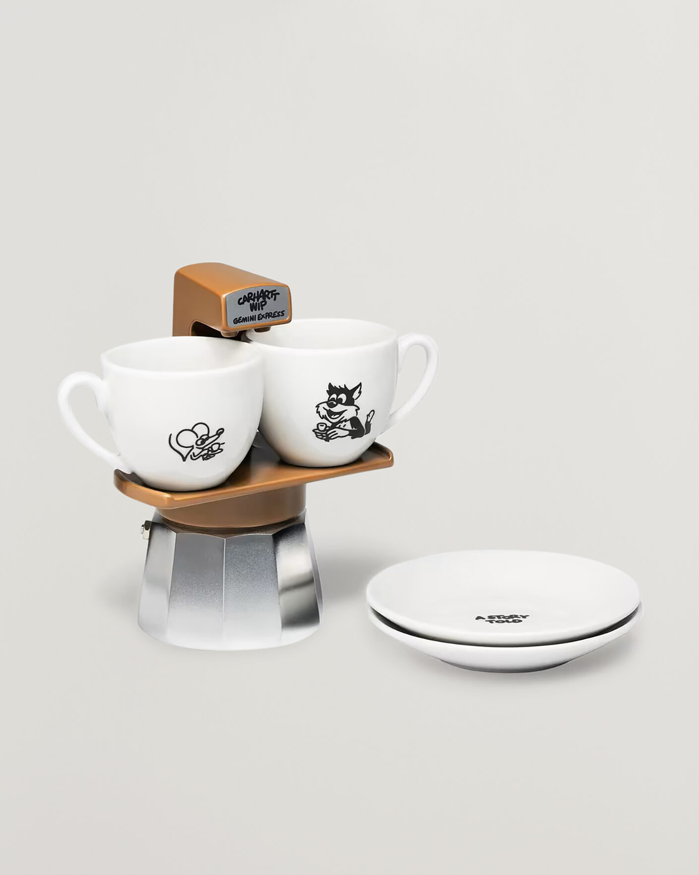 Herre | Carhartt WIP Gemini Express Coffee Break Espresso Maker Brown | Carhartt WIP | Gemini Express Coffee Break Espresso Maker Brown