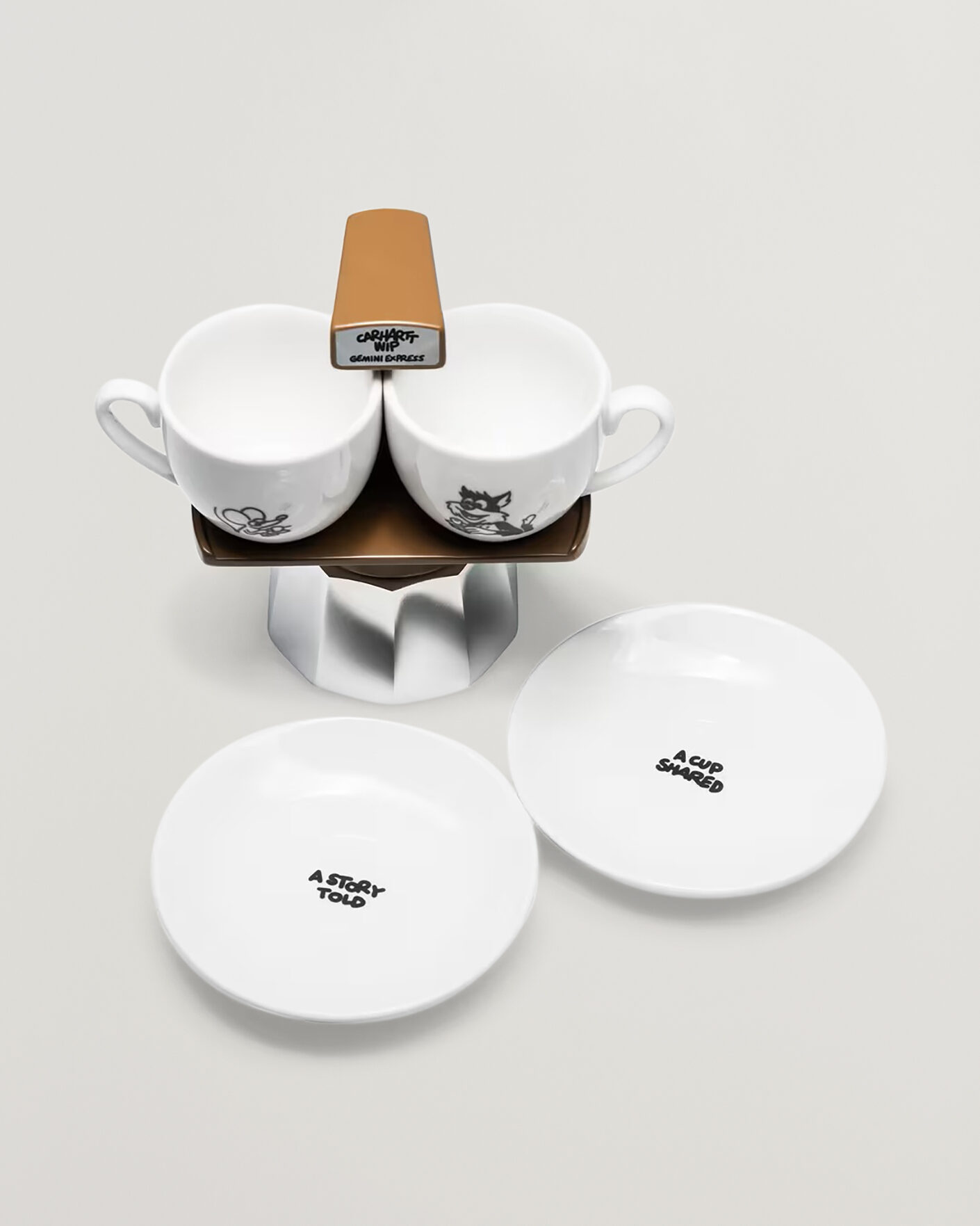 Herre | Carhartt WIP Gemini Express Coffee Break Espresso Maker Brown | Carhartt WIP | Gemini Express Coffee Break Espresso Maker Brown