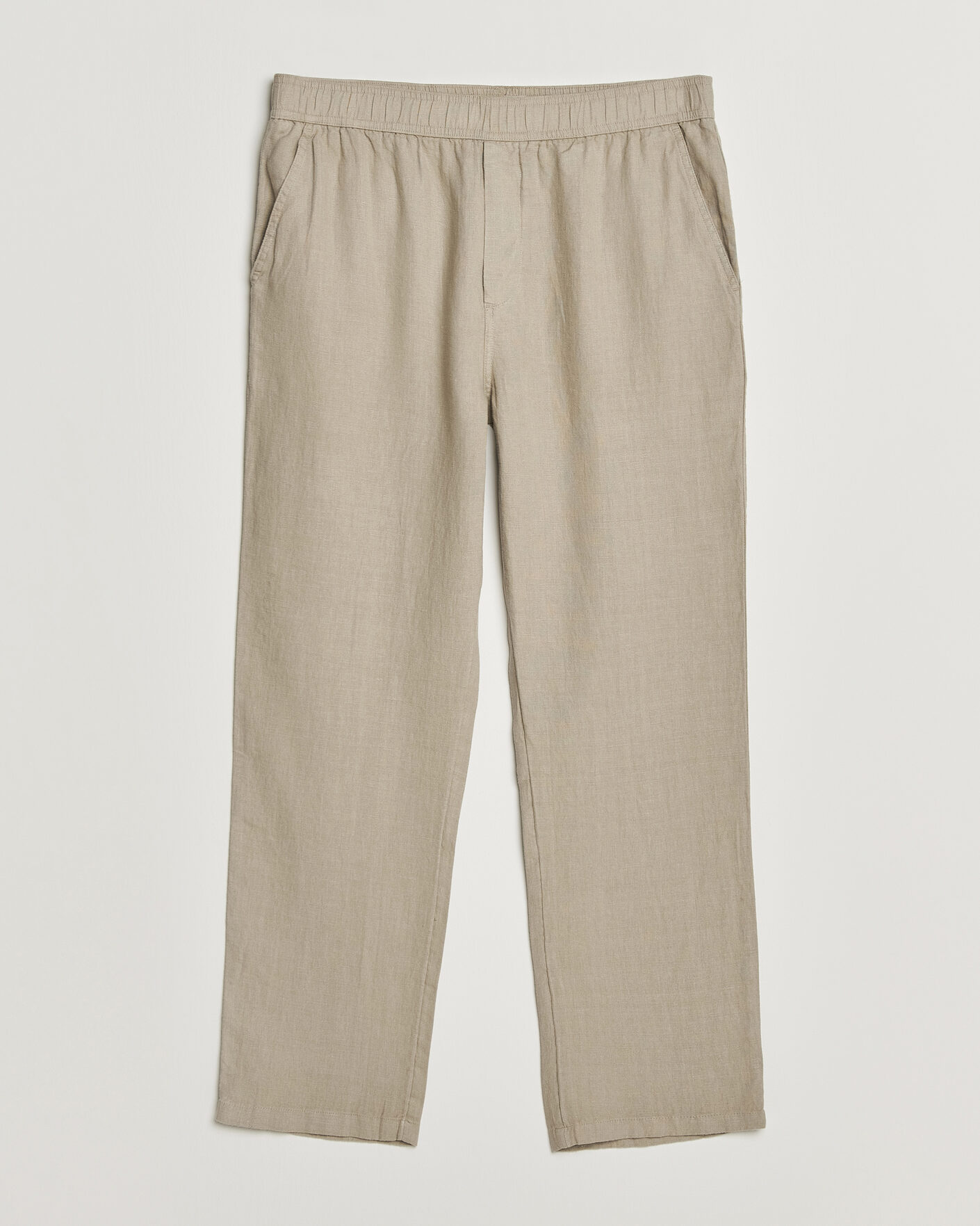 Herre | Bukser | Samsøe Samsøe | Jabari Linen Drawstring Trousers Aluminum