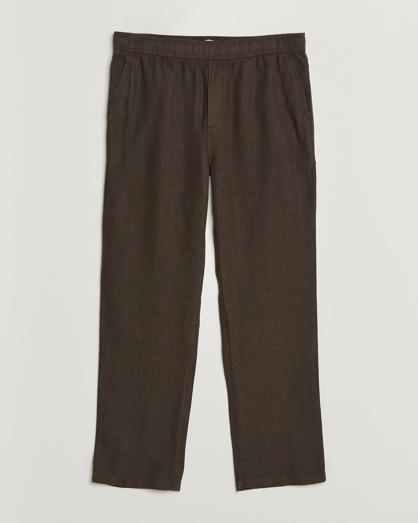 Herre | Bukser | Samsøe Samsøe | Jabari Linen Drawstring Trousers Turkish Coffee