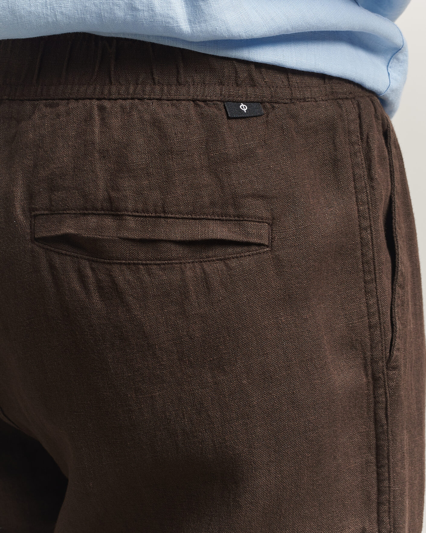 Herre | Bukser | Samsøe Samsøe | Jabari Linen Drawstring Trousers Turkish Coffee