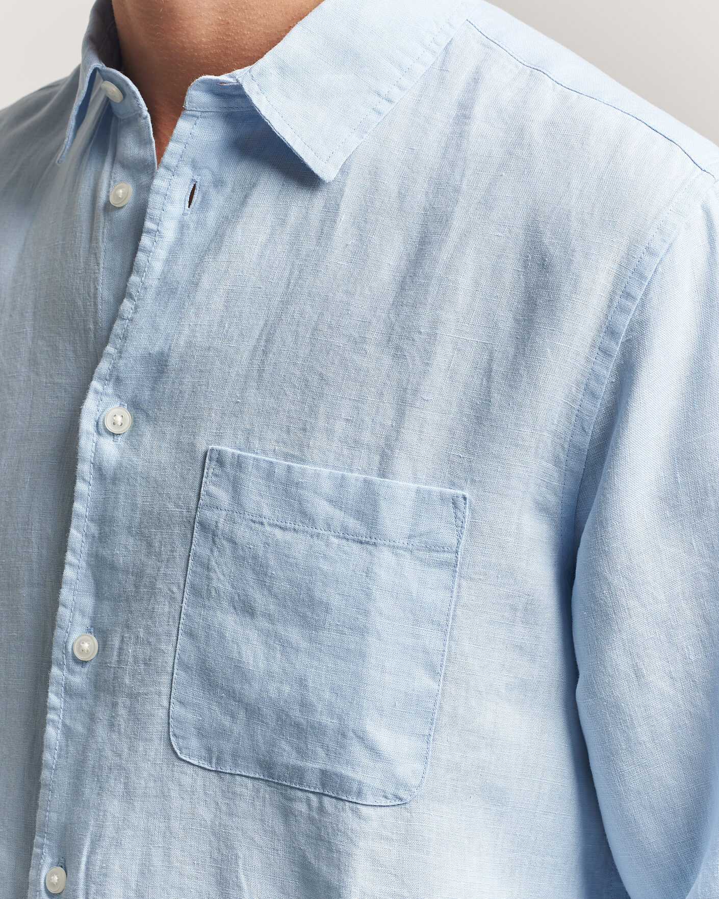 Herre | Skjorter | Samsøe Samsøe | Liam Linen Shirt Windsurfer