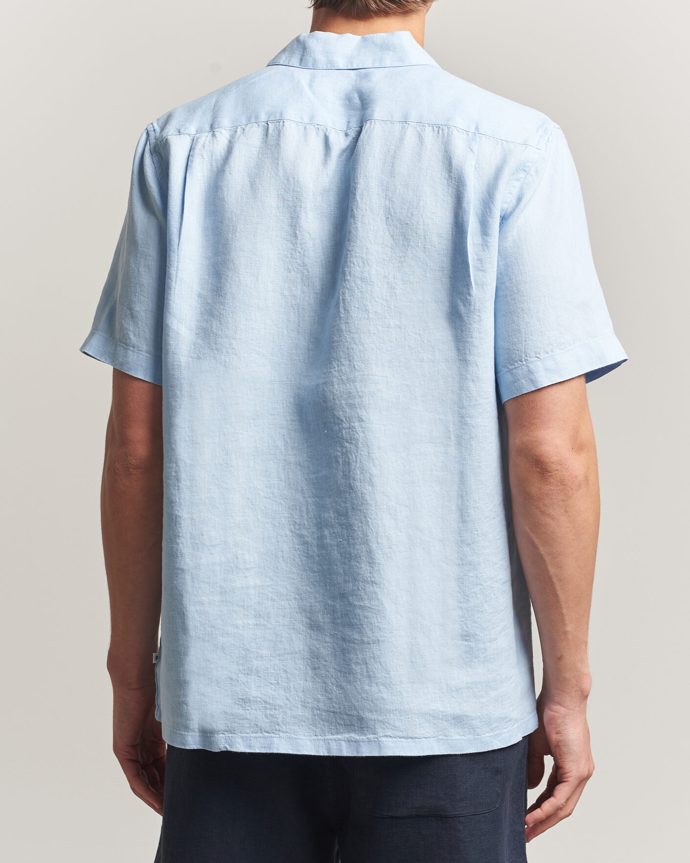 Herre | Skjorter | Samsøe Samsøe | Avan Linen Short Sleeve Shirt Windsurfer