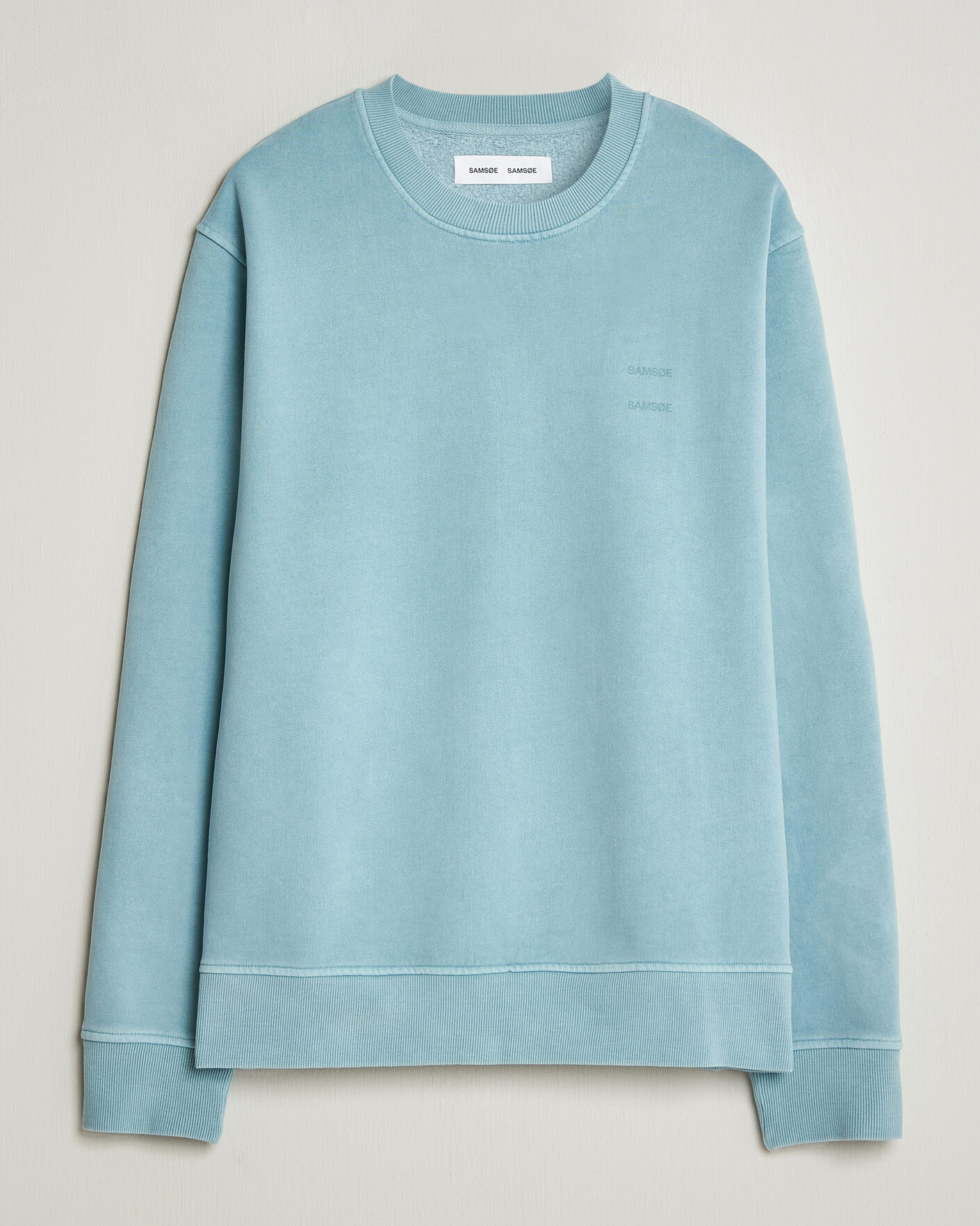 Herre | Gensere | Samsøe Samsøe | Joel Organic Washed Cotton Sweatshirt Tourmaline